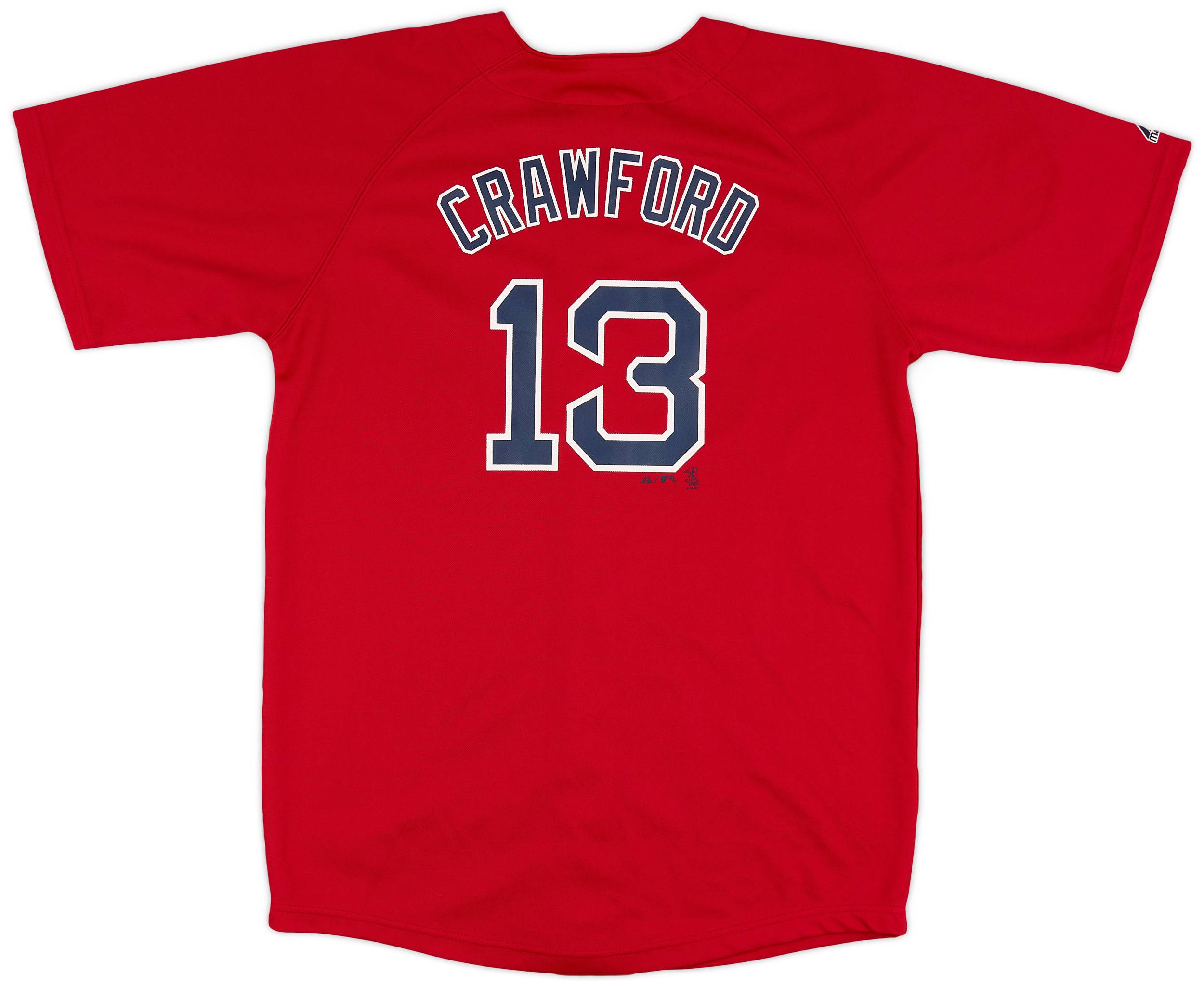 2011 Boston Red Sox Crawford #13 Majestic Replica Alternate Jersey (Excellent) M