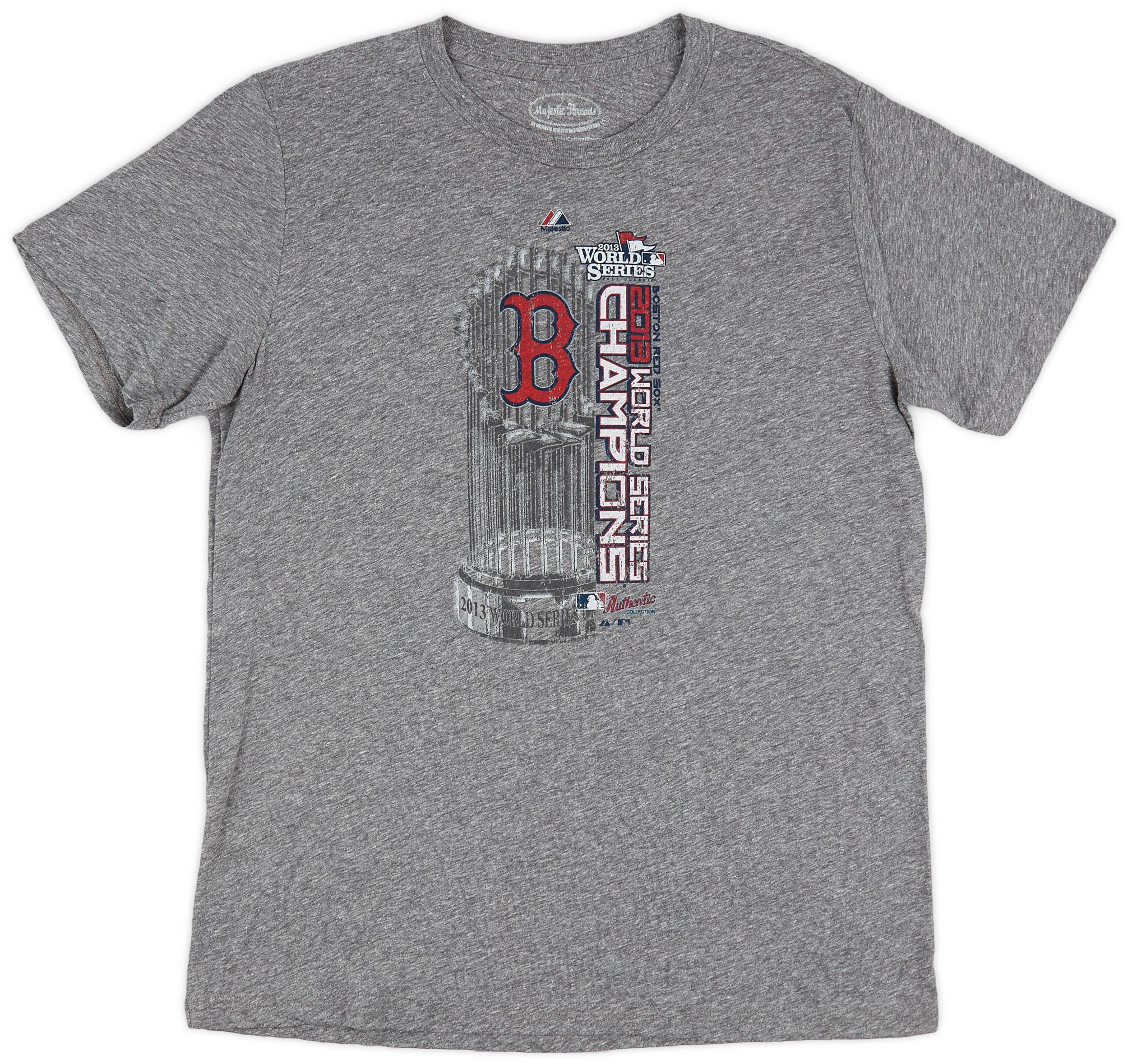 2013 Boston Red Sox World Series Champions Majestic Tee Very Good XL
