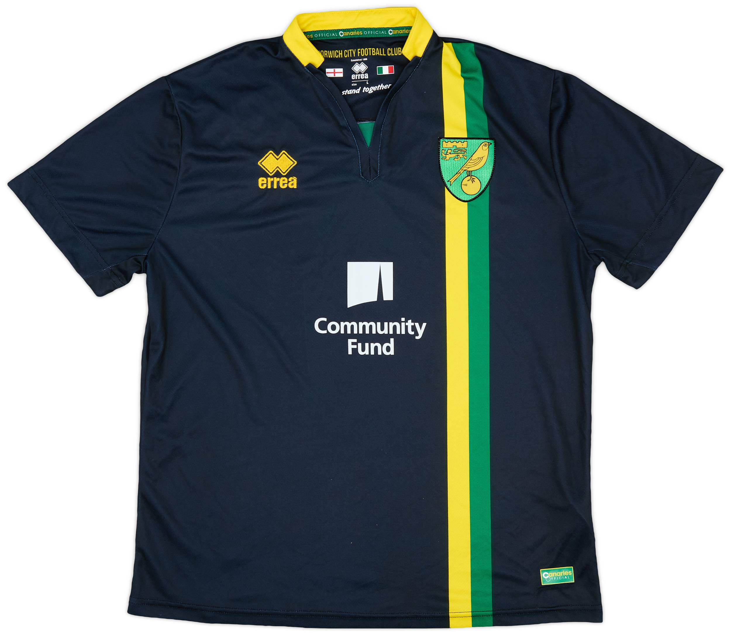 2016-17 Norwich Away Shirt - 8/10 - (L)