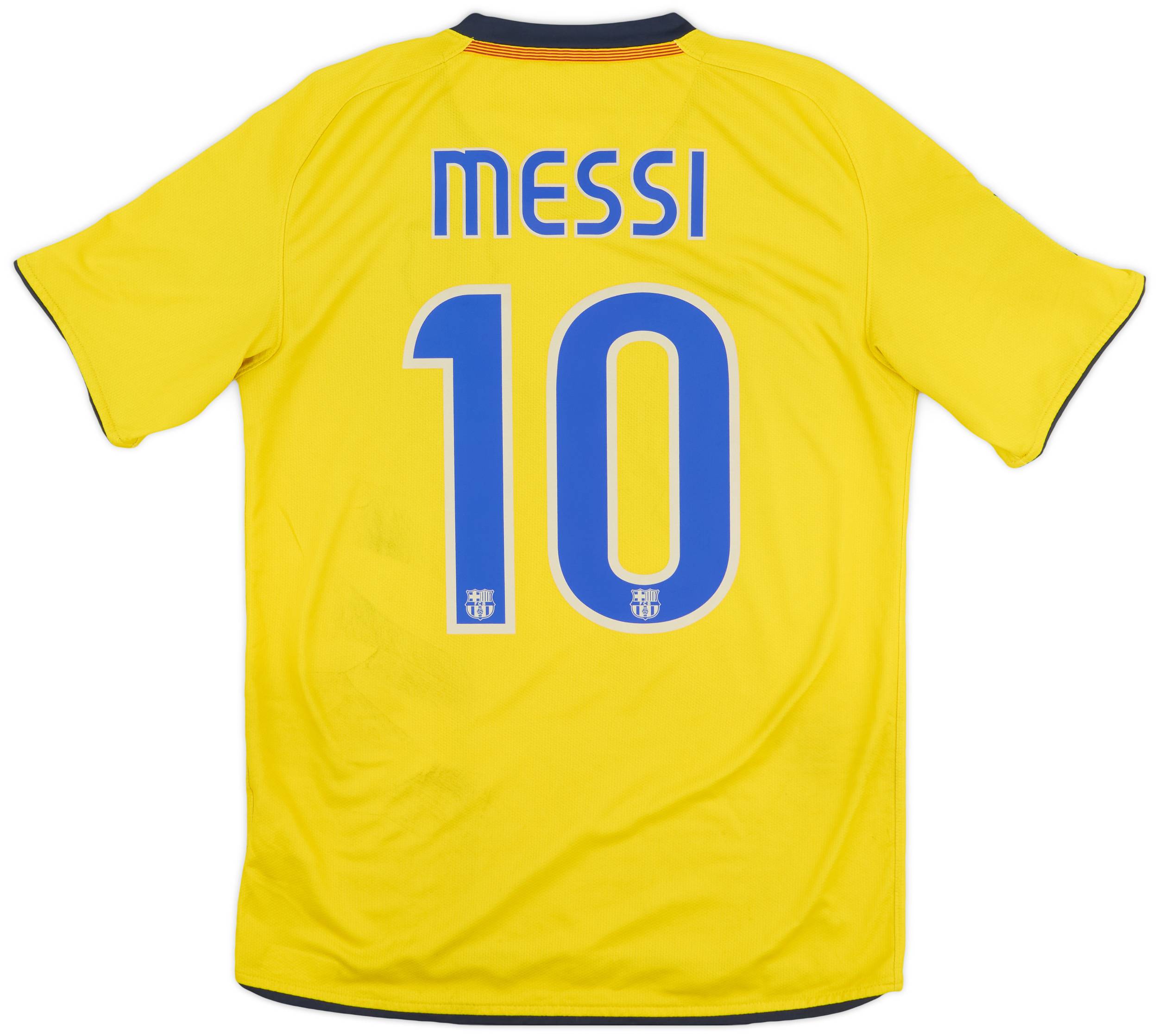 2008-10 Barcelona Away Shirt Messi #10 - 5/10 - (S)