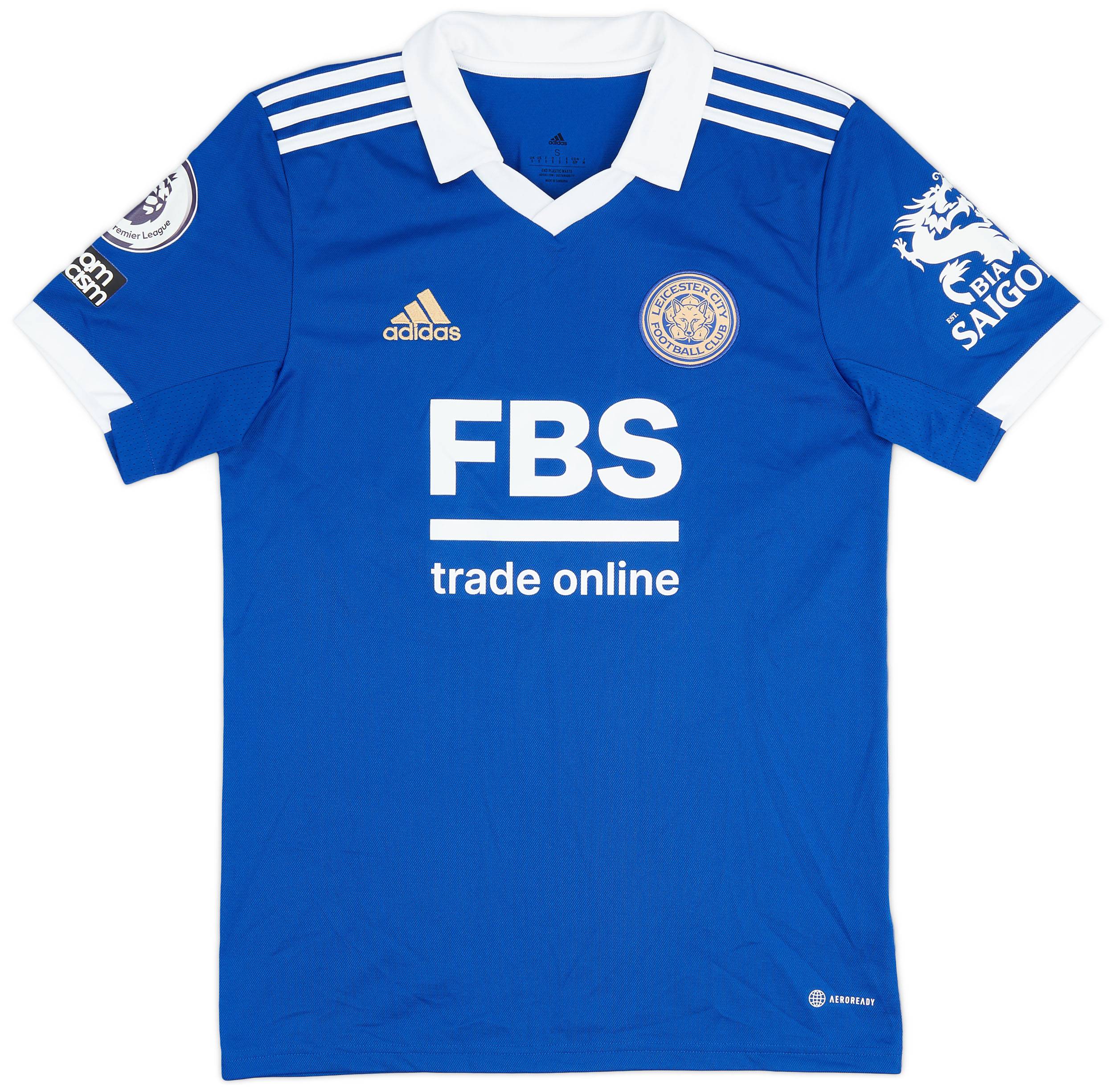 2022-23 Leicester Match Issue Home Shirt Maddison #10