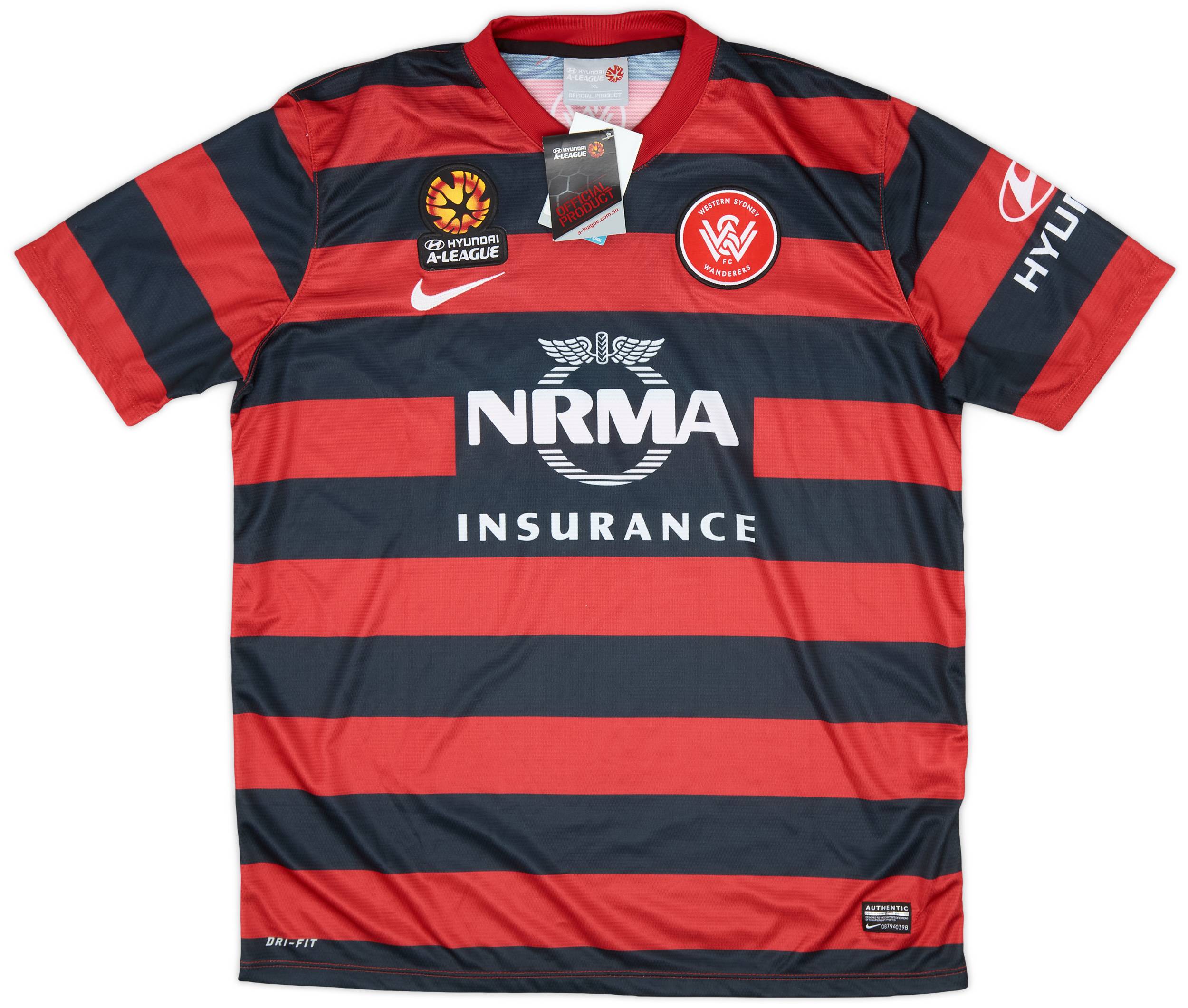 2012-14 Western Sydney Wanderers Home Shirt (XL)