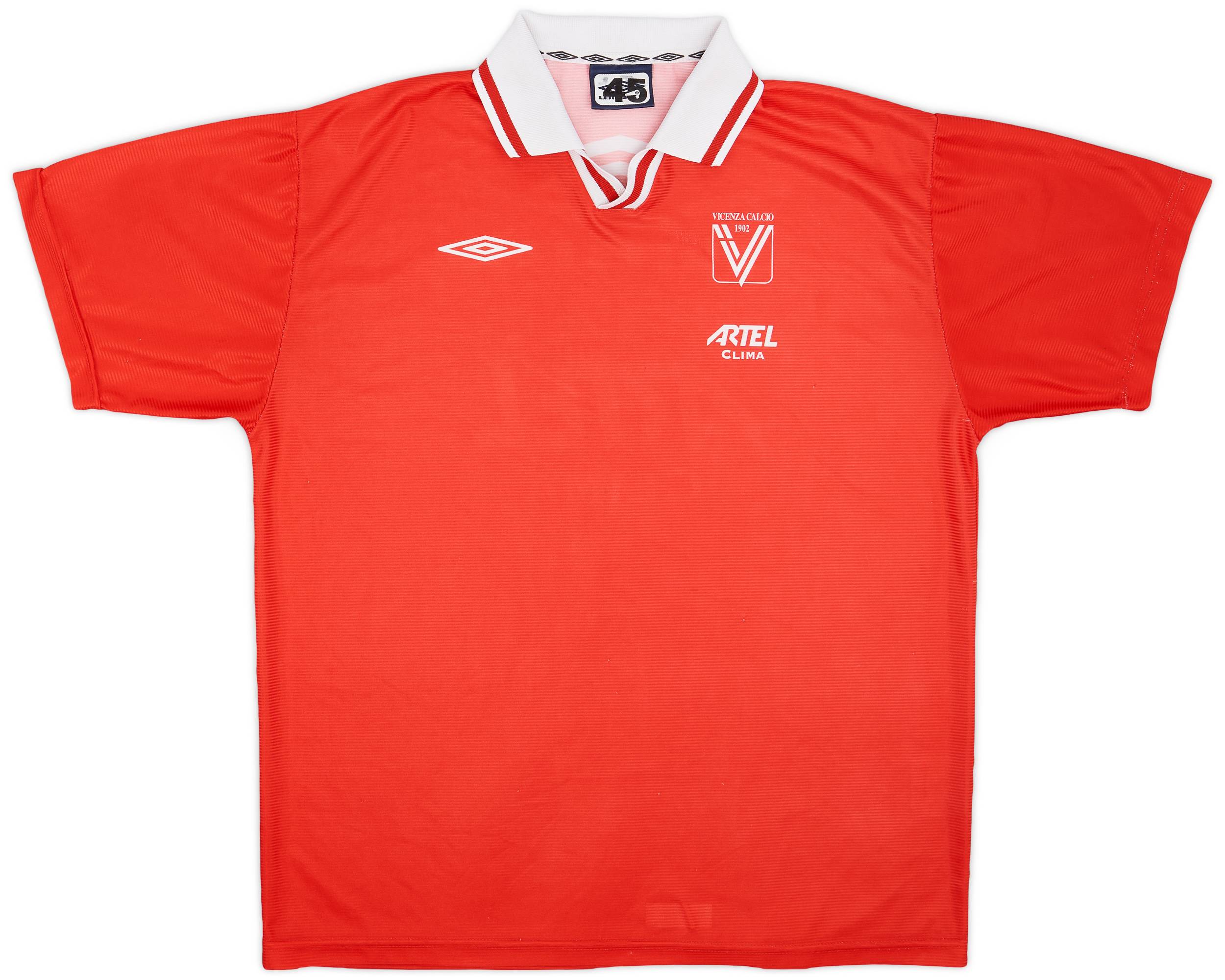 2000 01 Vicenza Umbro Training Shirt 9 10 XL