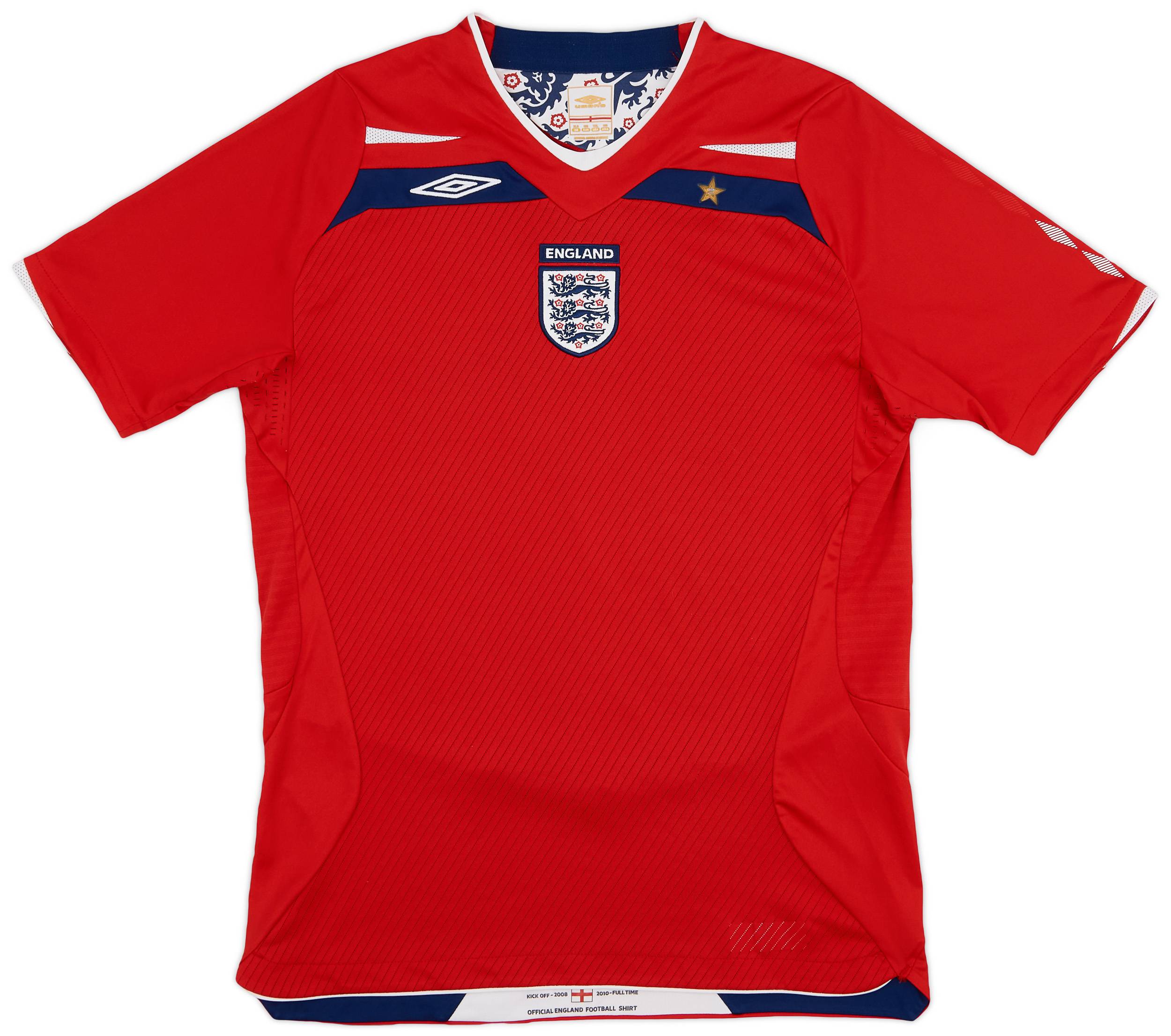 2008-10 England Away Shirt - 9/10 - (XL.Boys)