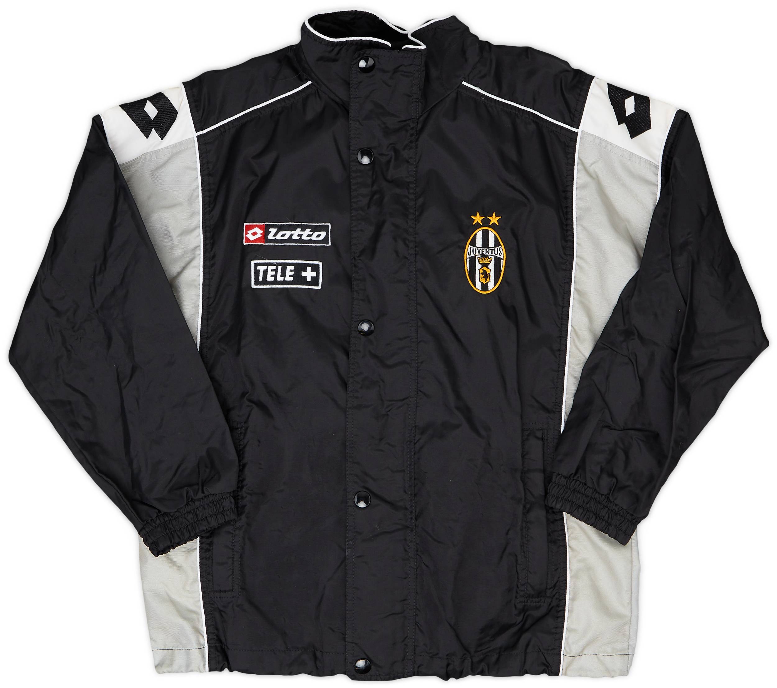2000-01 Juventus Lotto Hooded Rain Jacket - 8/10 - (XL.Boys)