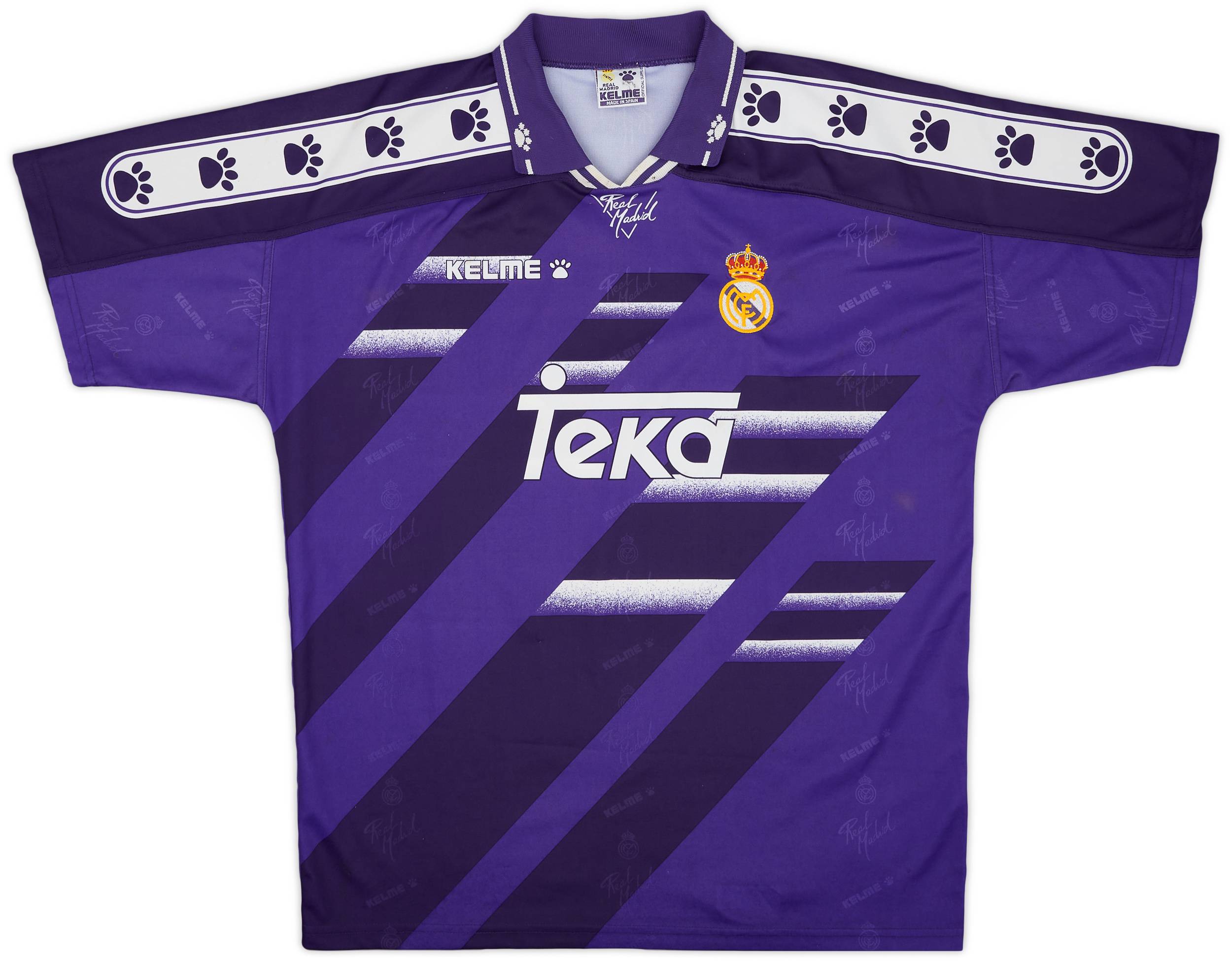 1994-96 Real Madrid Away Shirt - 8/10 - (XL)