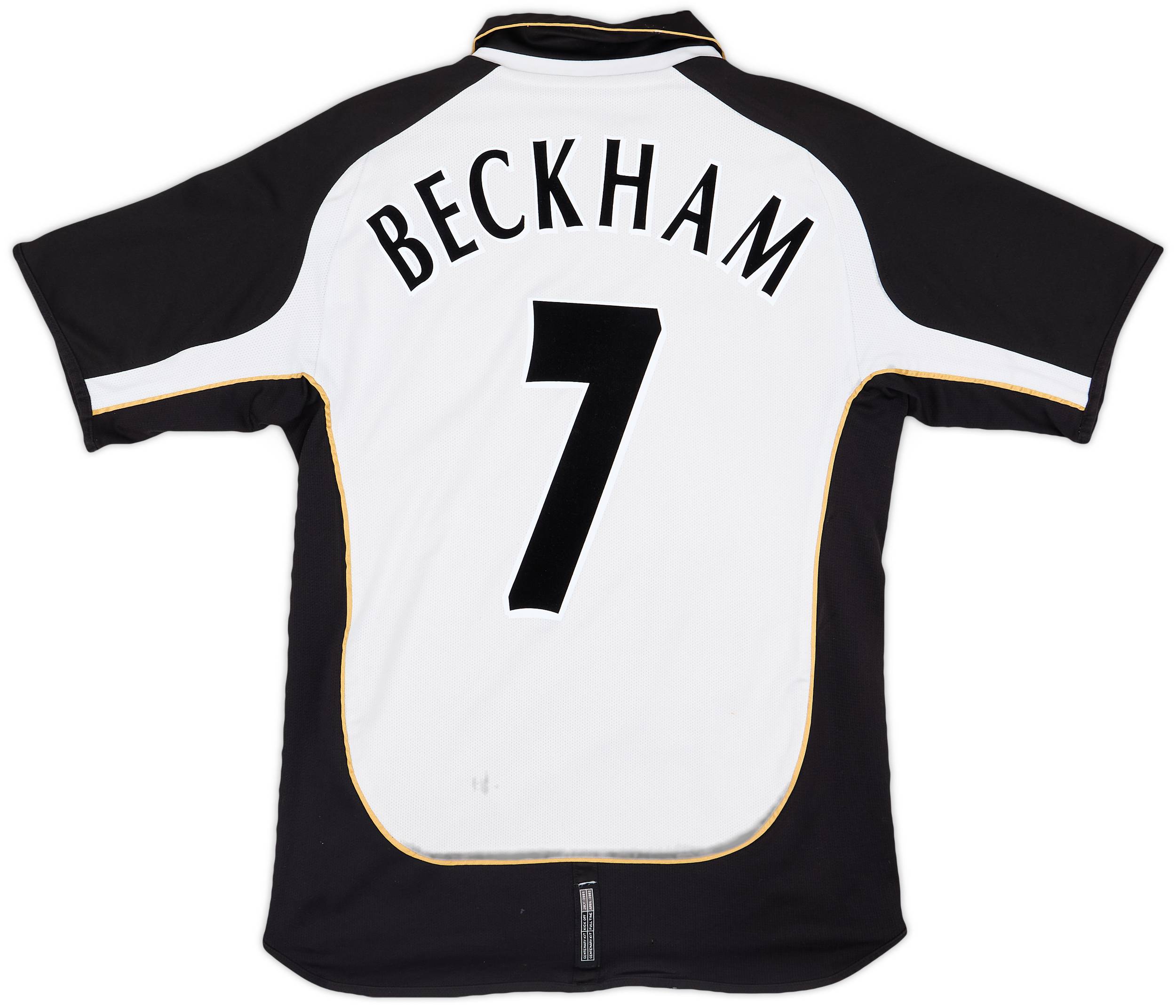 2001-02 Manchester United Centenary Away/Third Shirt Beckham #7 - 7/10 - (M)