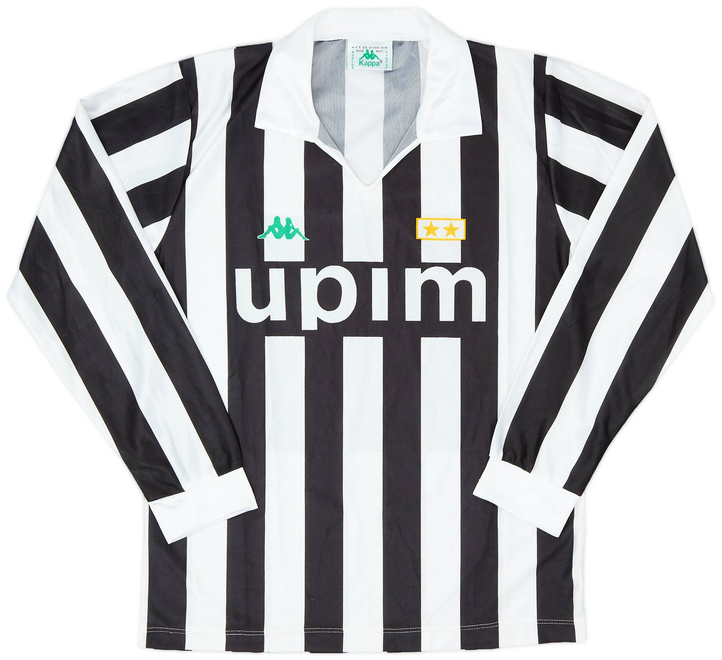 1991-92 Juventus Basic Home L/S Shirt - 9/10 - (M)