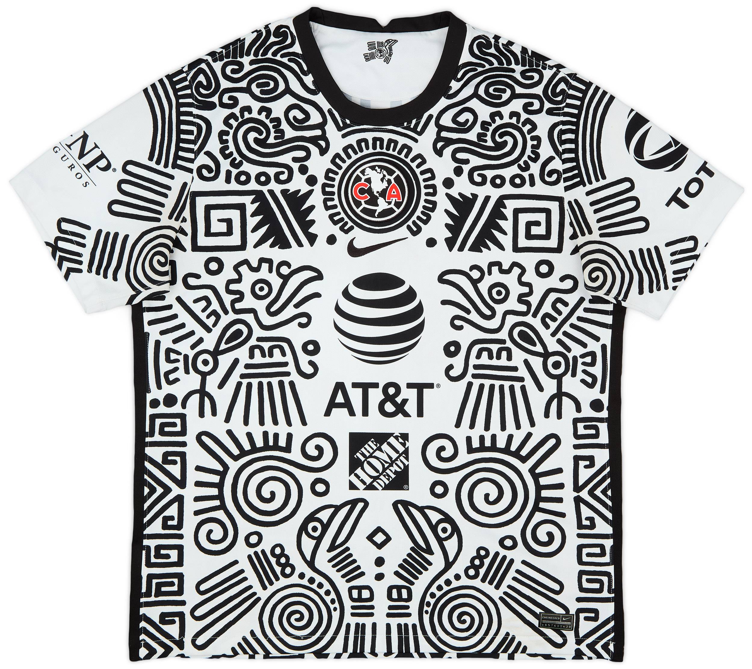 2020-21 Club America Third Shirt - 8/10 - (XL)