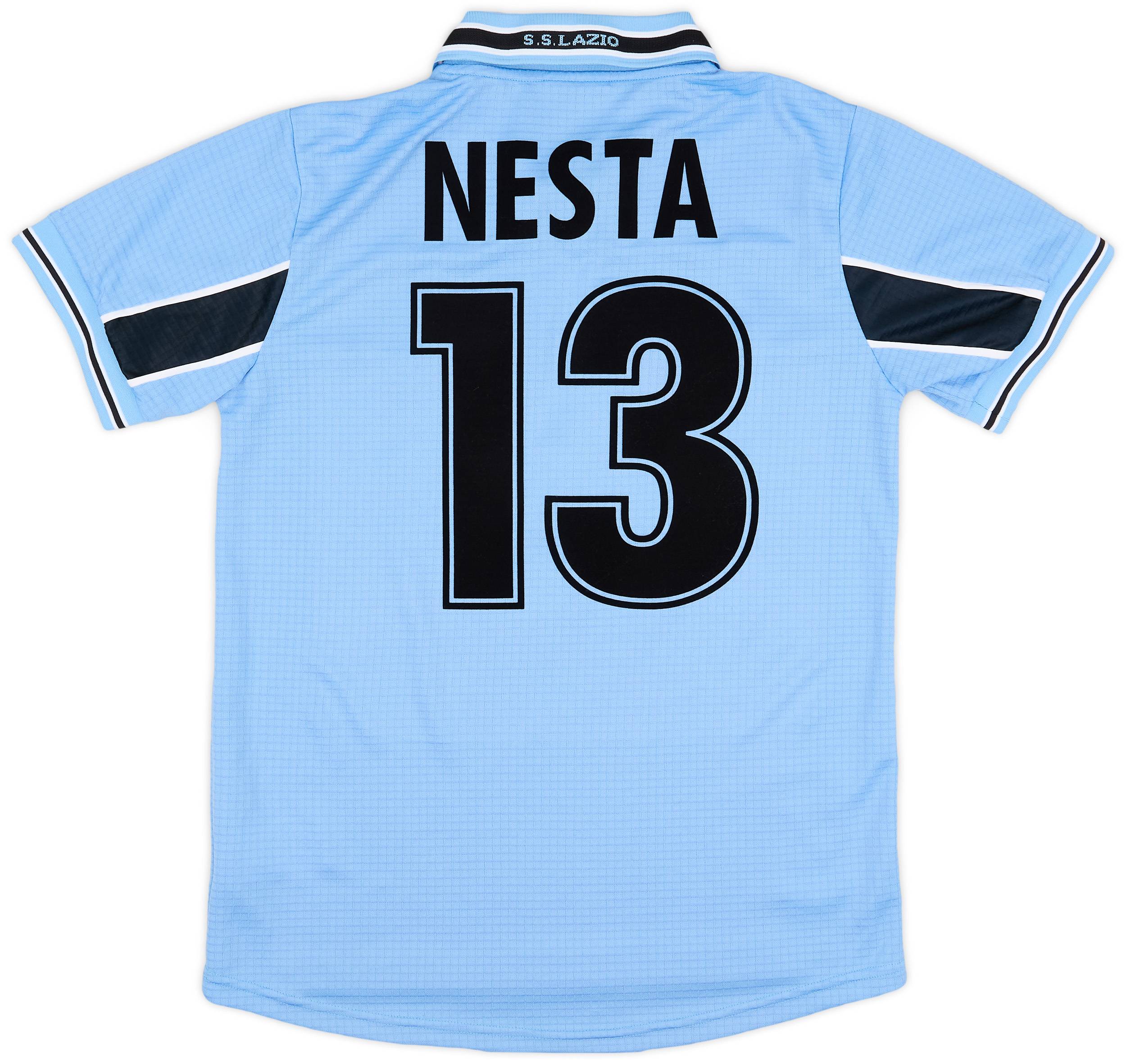 1998-00 Lazio Home Shirt Nesta #13 - 6/10 - (M)