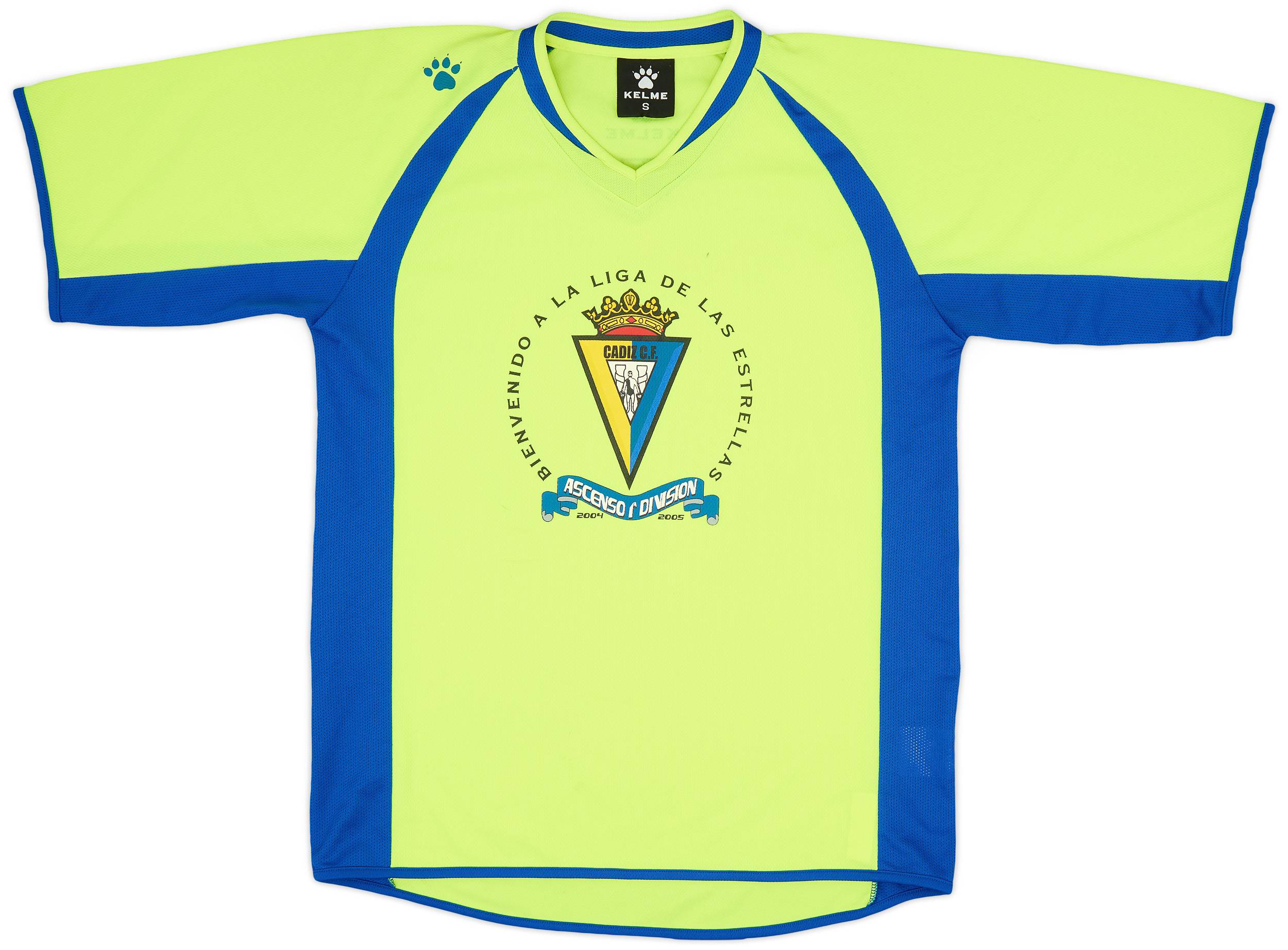 2004-05 Cadiz Kelme Training Shirt - 8/10 - (S)