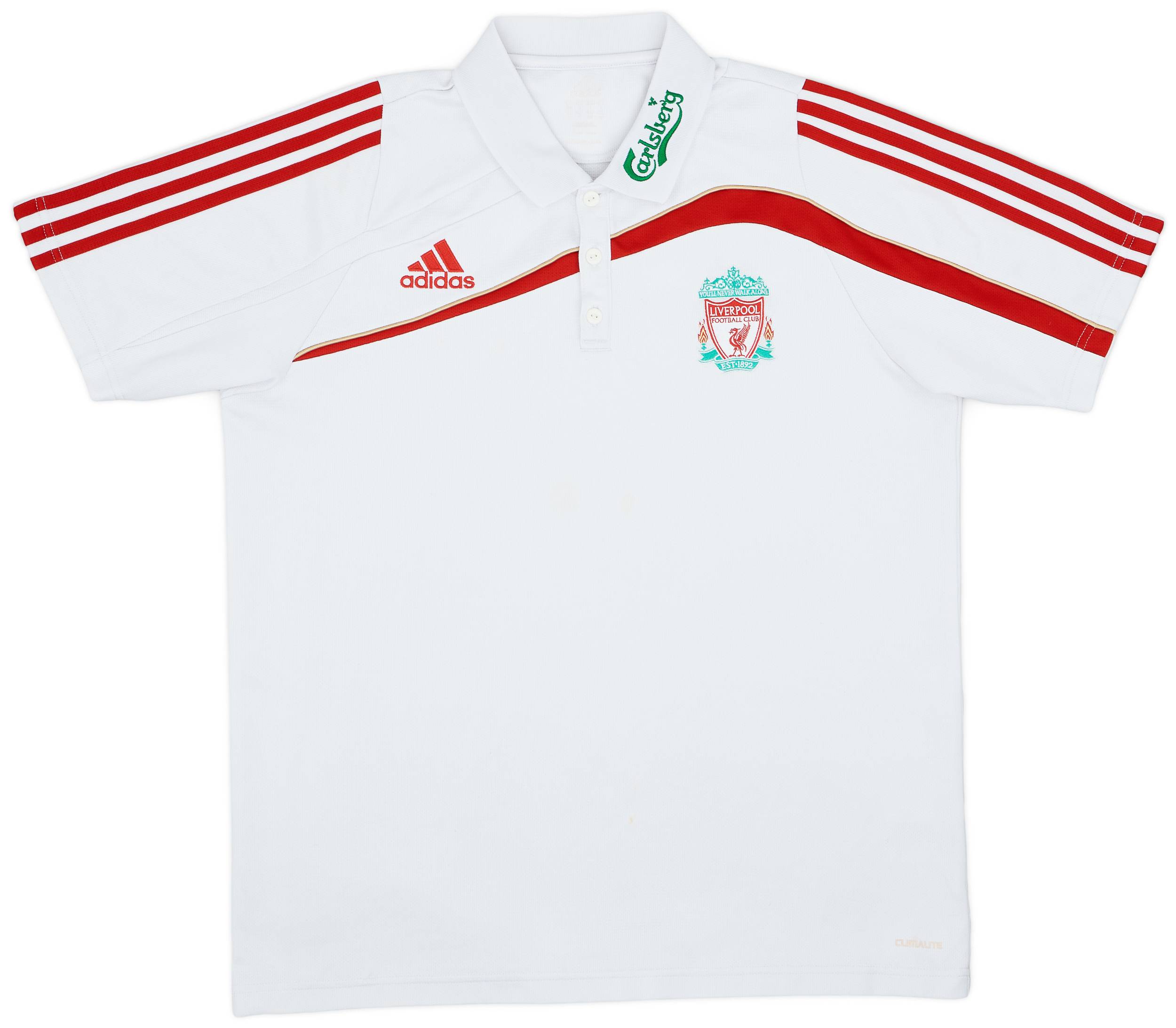 2009-10 Liverpool adidas Polo Shirt - 6/10 - (L)