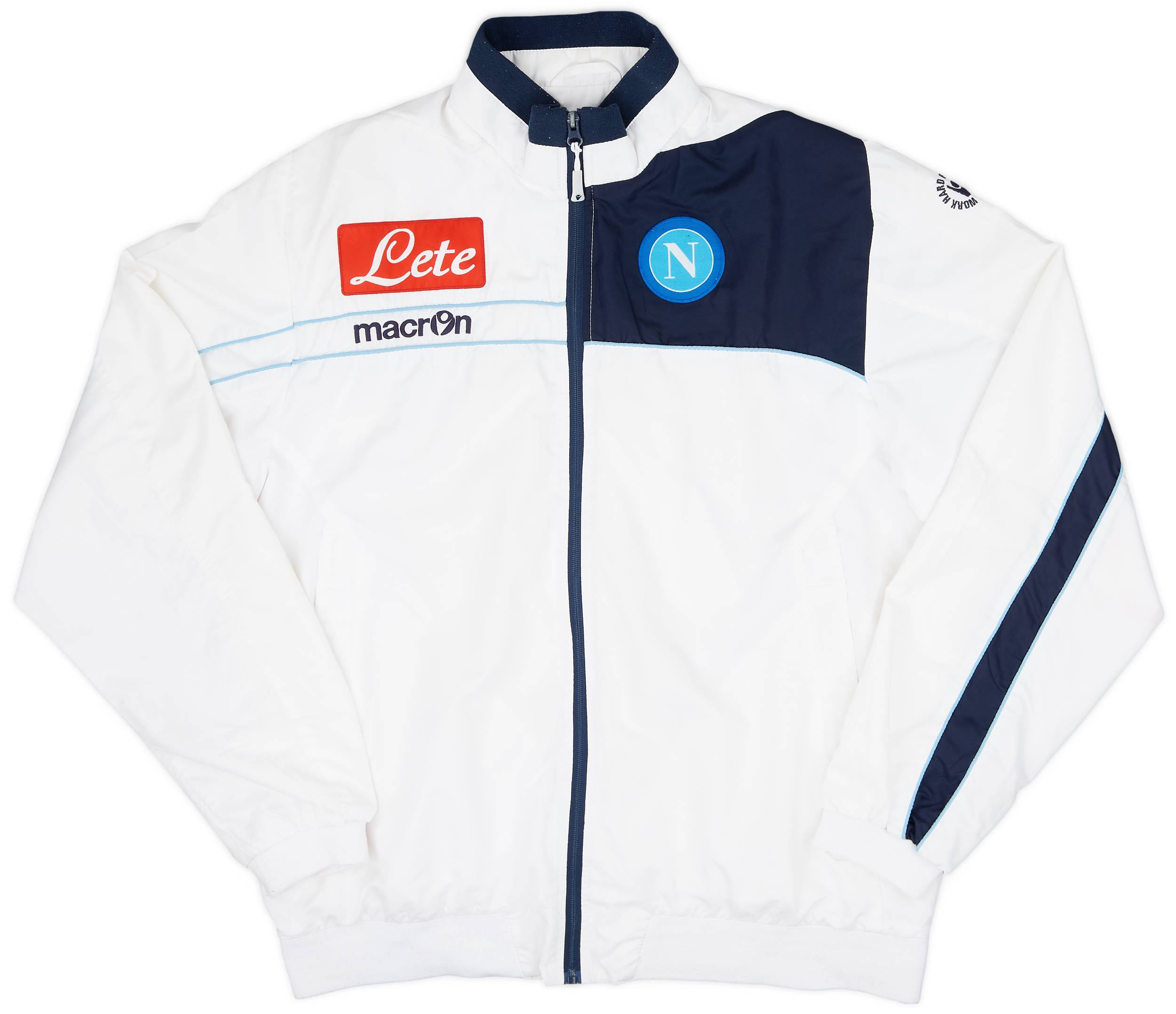 2011-12 Napoli Macron Track Jacket - 9/10 - (XXL)