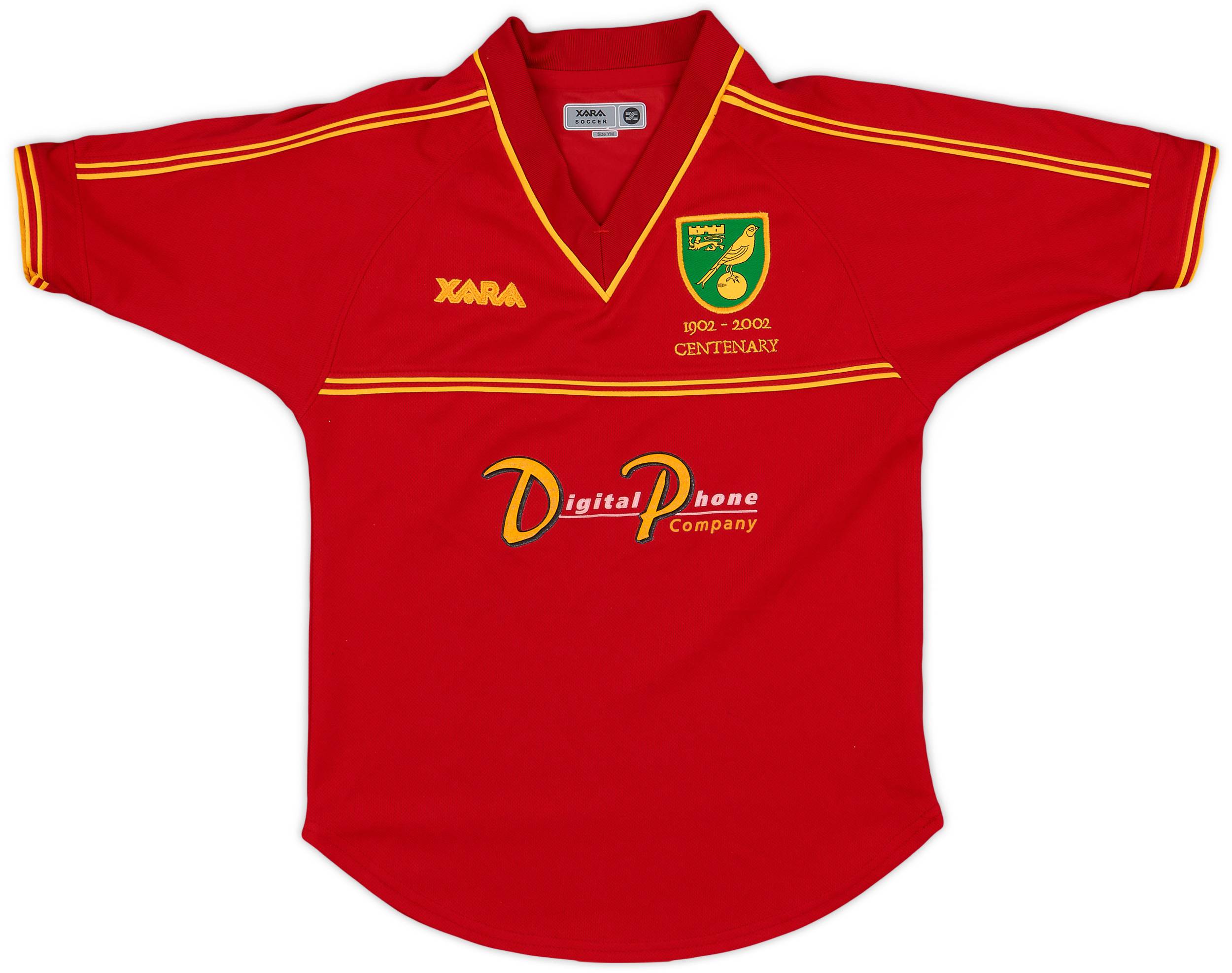 2001-02 Norwich Centenary Away Shirt - 8/10 - (M.Boys)