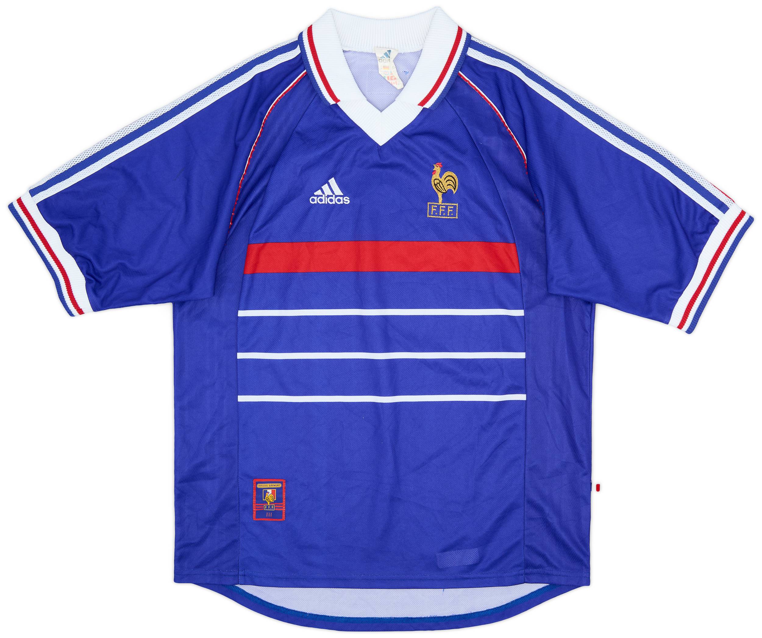 1998-00 France Home Shirt - 8/10 - (M)
