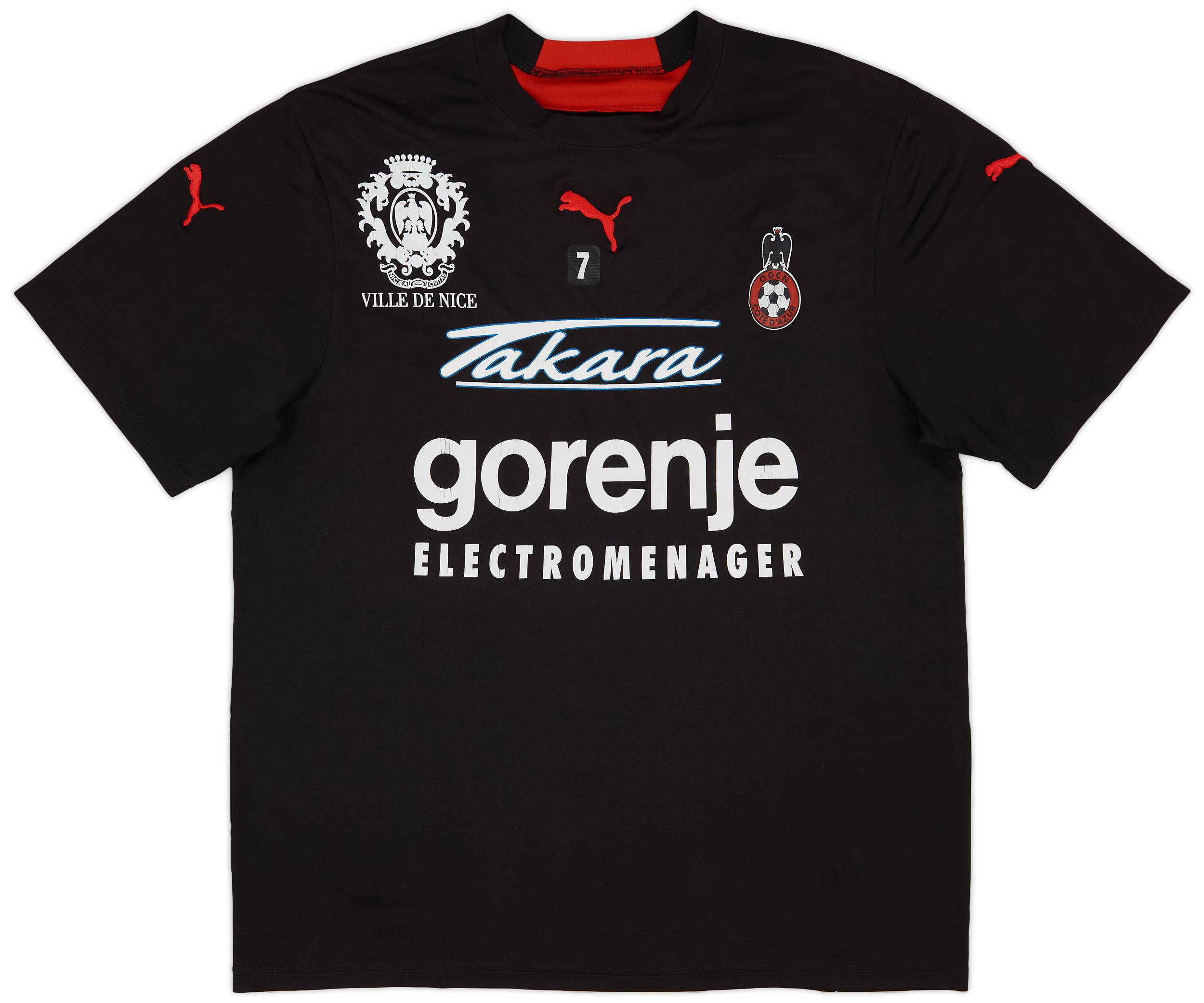 2005-06 Nice Player Issue Puma Training Shirt #7 (Bisconti)