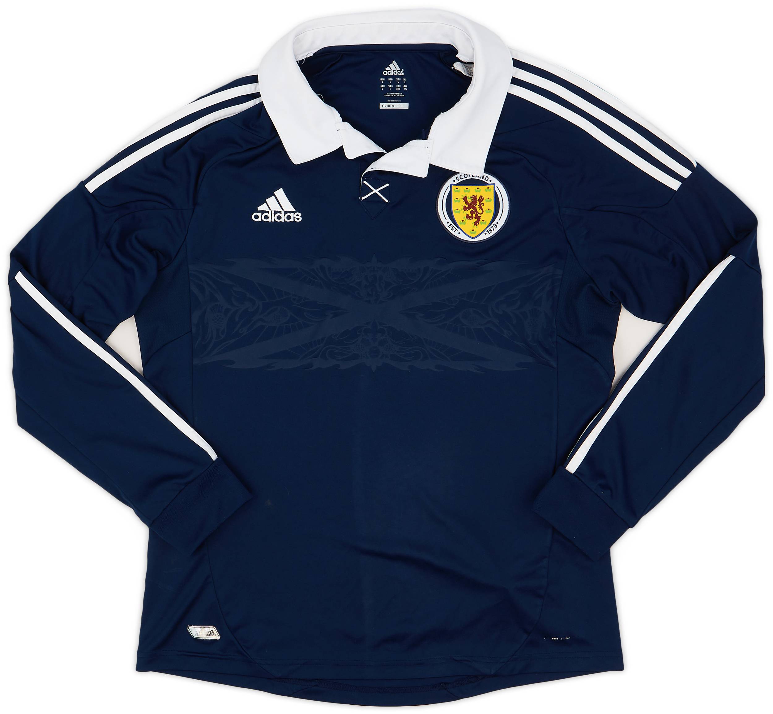 2011-13 Scotland Home L/S Shirt - 7/10 - (L)