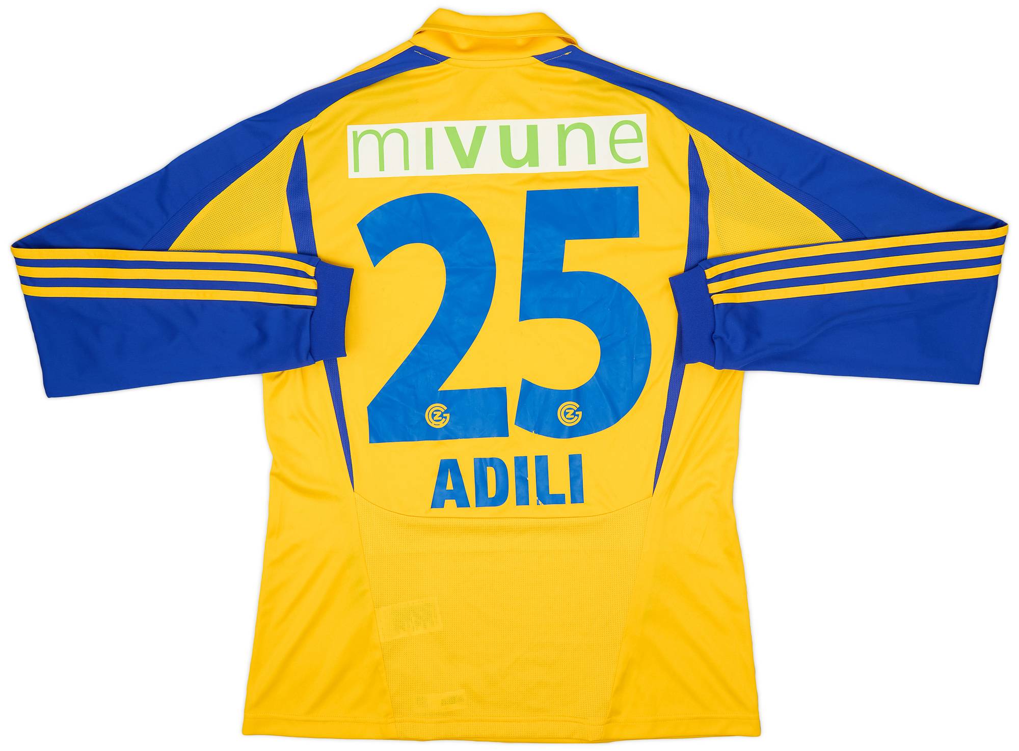 2010-12 Grasshoppers Away L/S Shirt Adili #25 - 7/10 - (M)