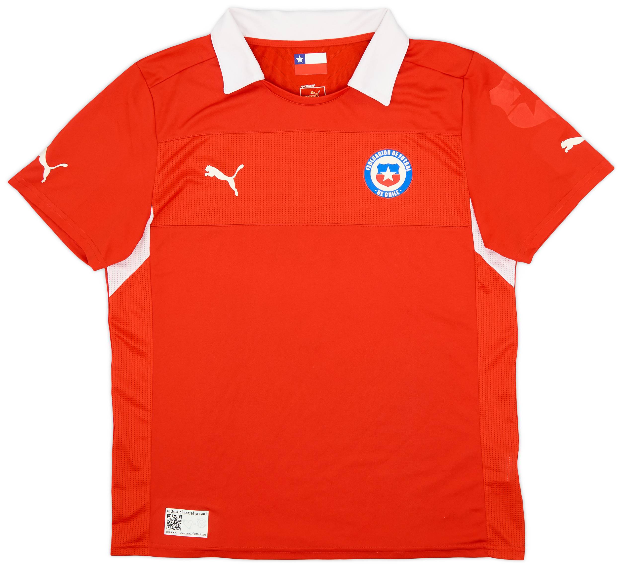 2012-14 Chile Home Shirt - 8/10 - (XL)