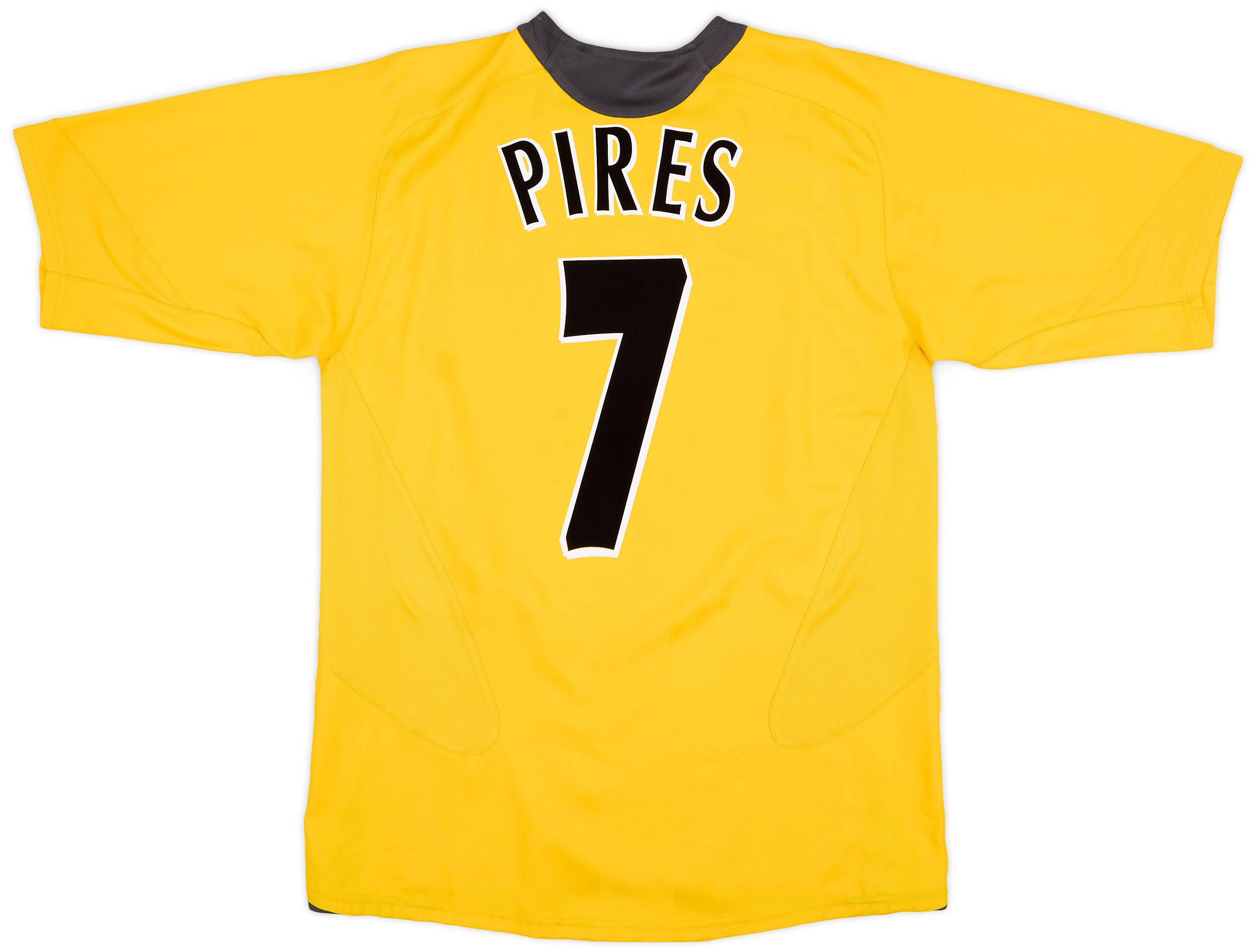 2005-06 Arsenal Away Shirt Pires #7 - 6/10 - (M)