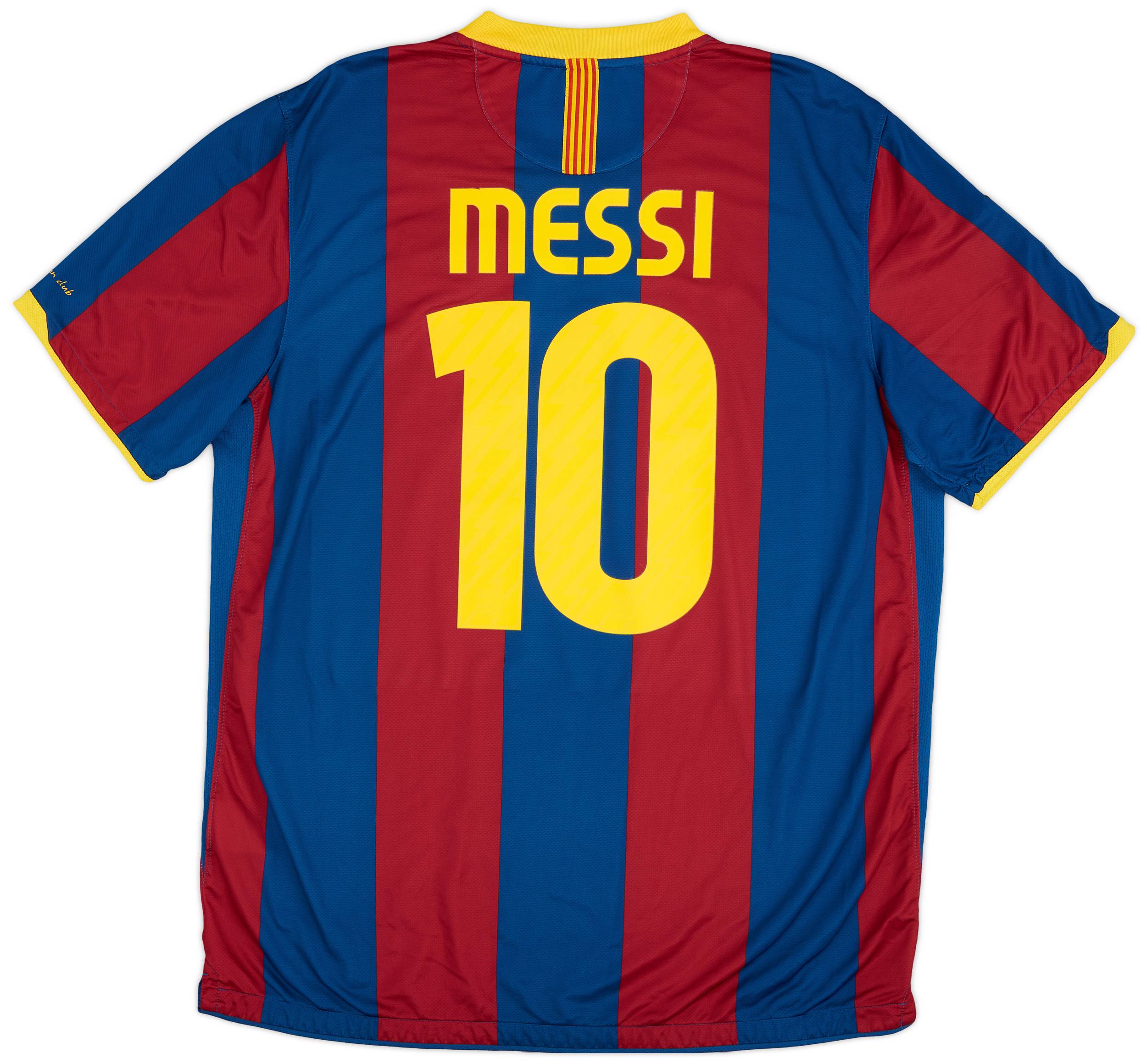 2010-11 Barcelona Home Shirt Messi #10 - 8/10 - (XL)