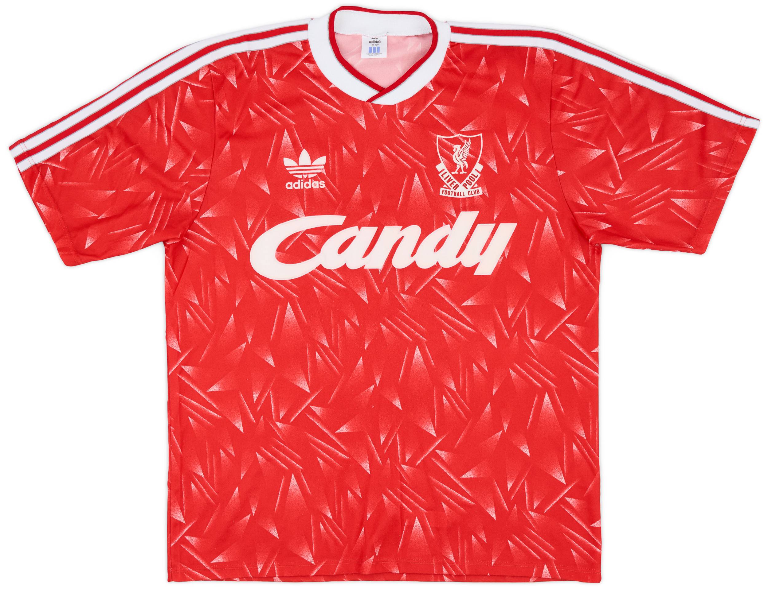 1989-91 Liverpool Home Shirt - 8/10 - (M/L)