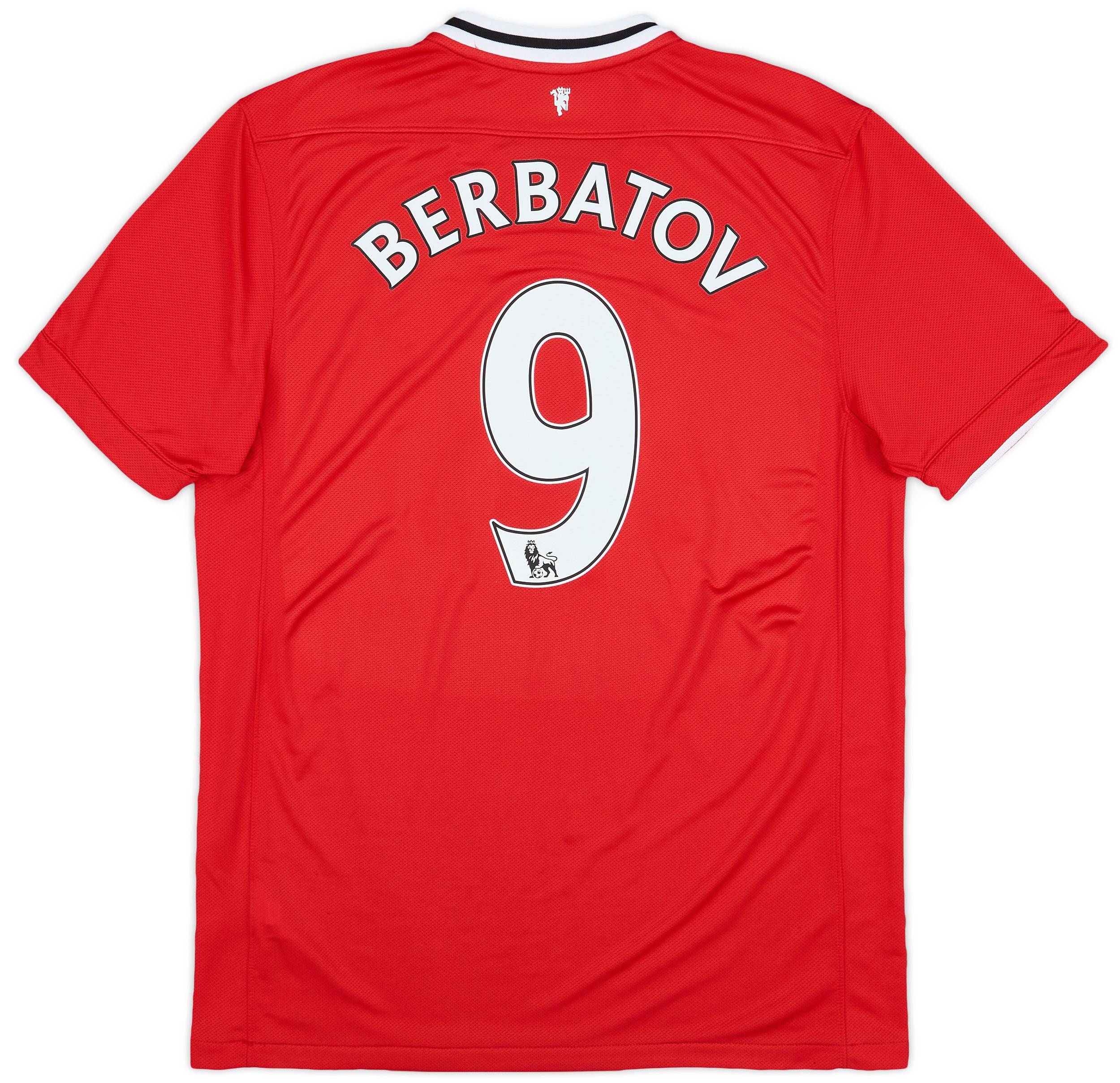 2011-12 Manchester United Home Shirt Berbatov #9 - 8/10 - (L)