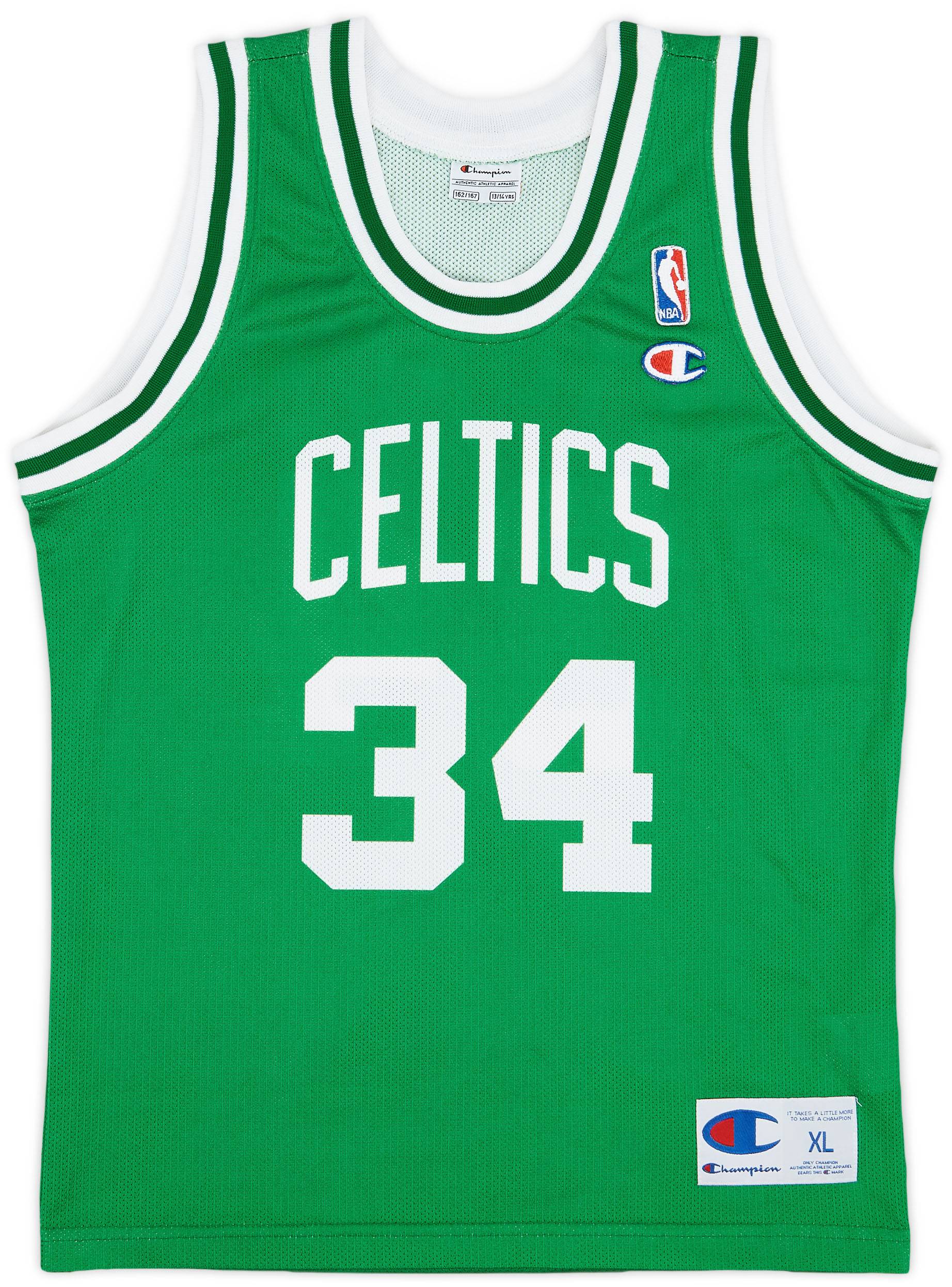 1998-06 Boston Celtics Pierce #34 Champion Away Jersey - 7/10 - (XL.Boys)