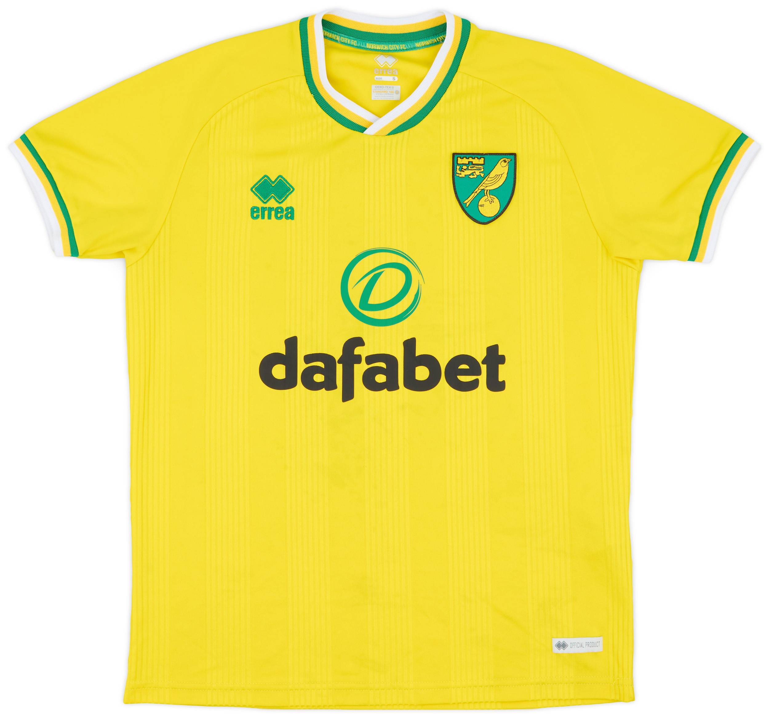 2020-21 Norwich City Home Shirt - 6/10 - (S)