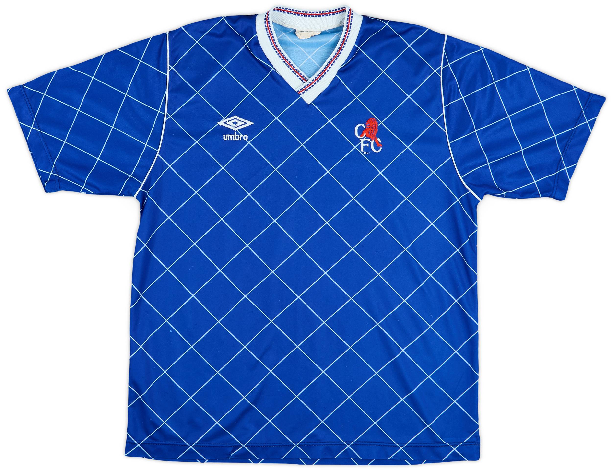 1987-89 Chelsea Home Shirt - 8/10 - (S)17102344056