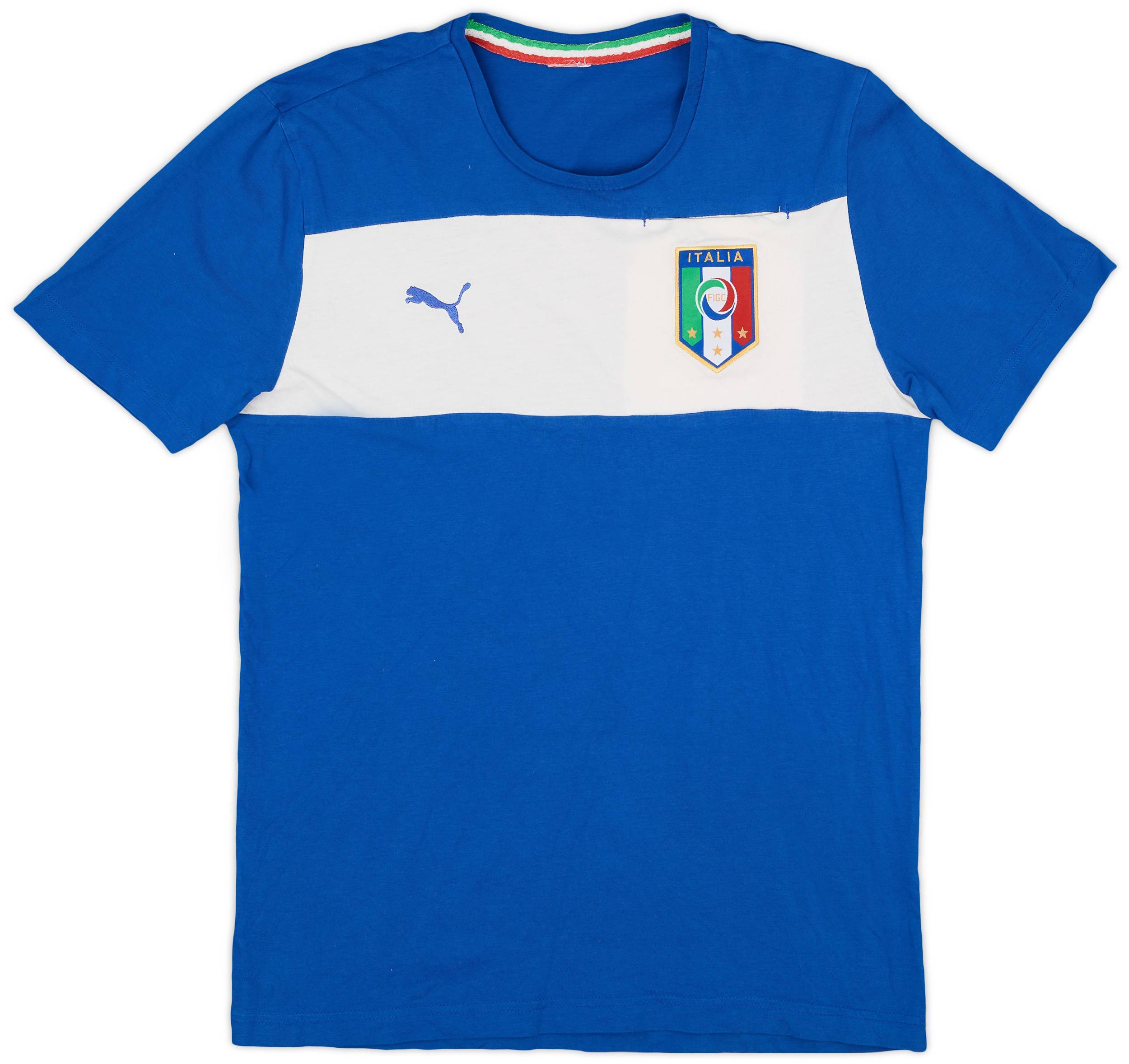 2011-12 Italy Puma Cotton Tee - 8/10 - (XL.Boys)