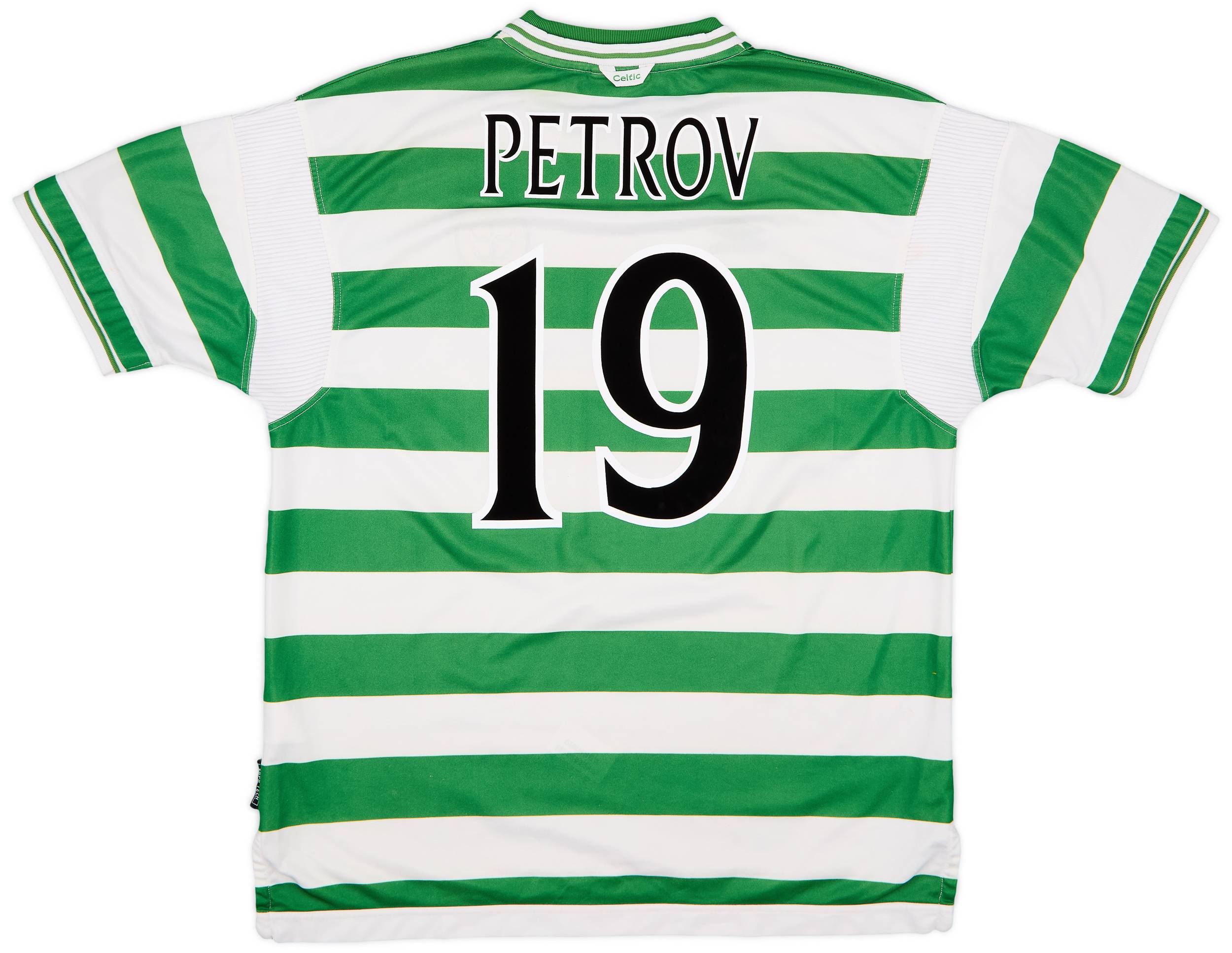 1999-01 Celtic Home Shirt Petrov #19 - 7/10 - (XXL)