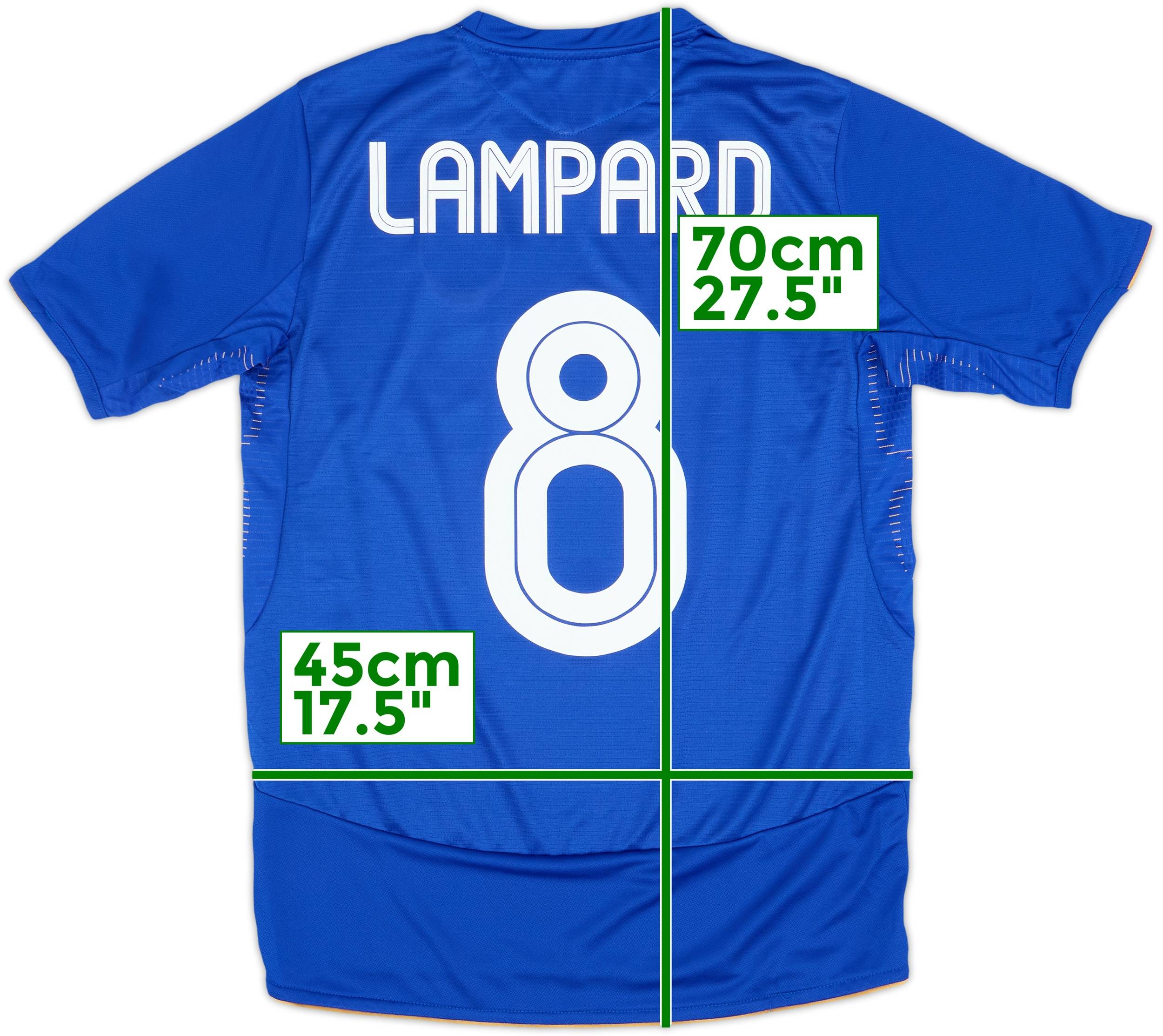 2005-06 Chelsea Centenary Home Shirt Lampard #8 - 6/10 - (XL.Boys)