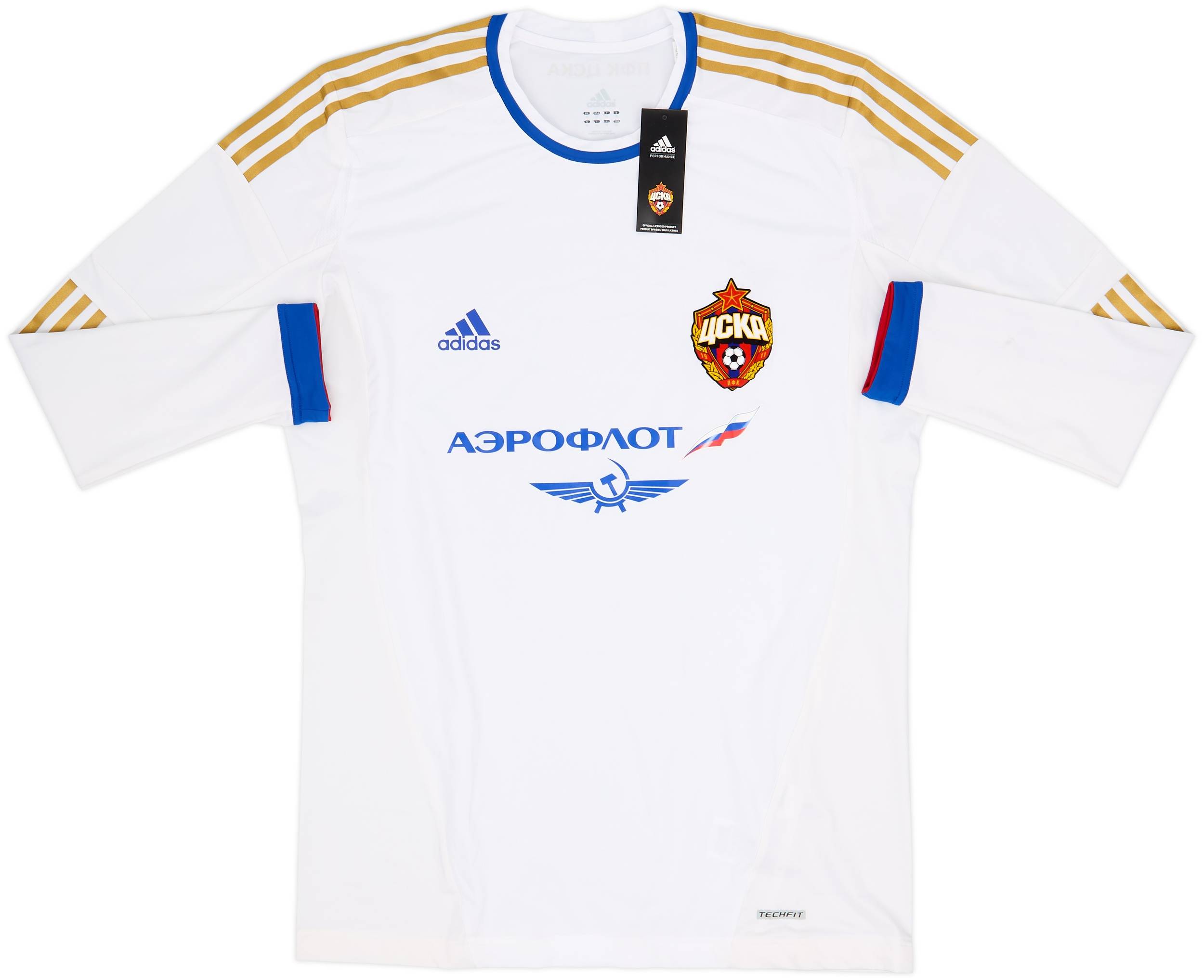 2012-13 CSKA Moscow Player Issue TechFit Away L/S Shirt (XXL)