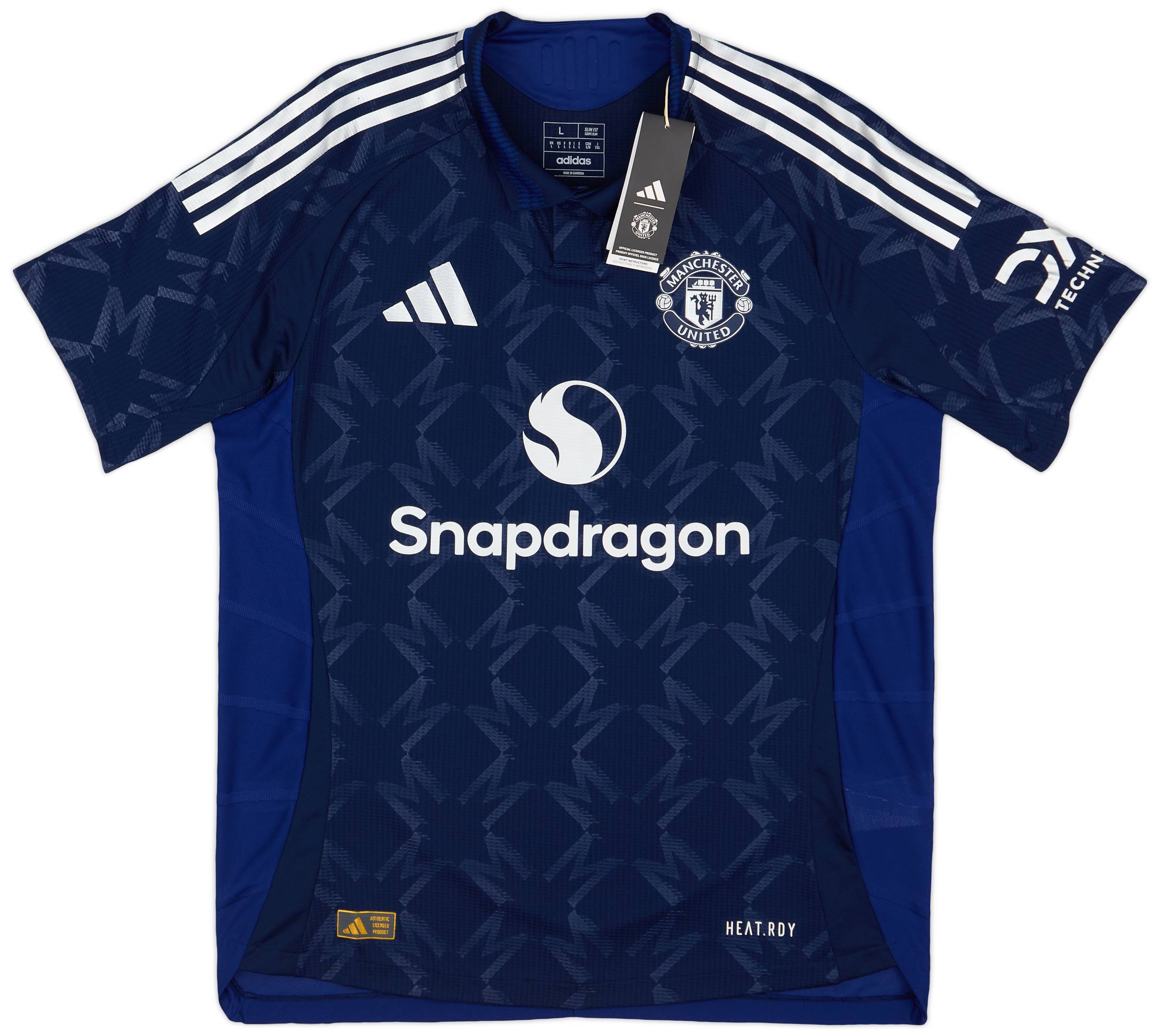 2024-25 Manchester United Authentic Away Shirt Mainoo #37
