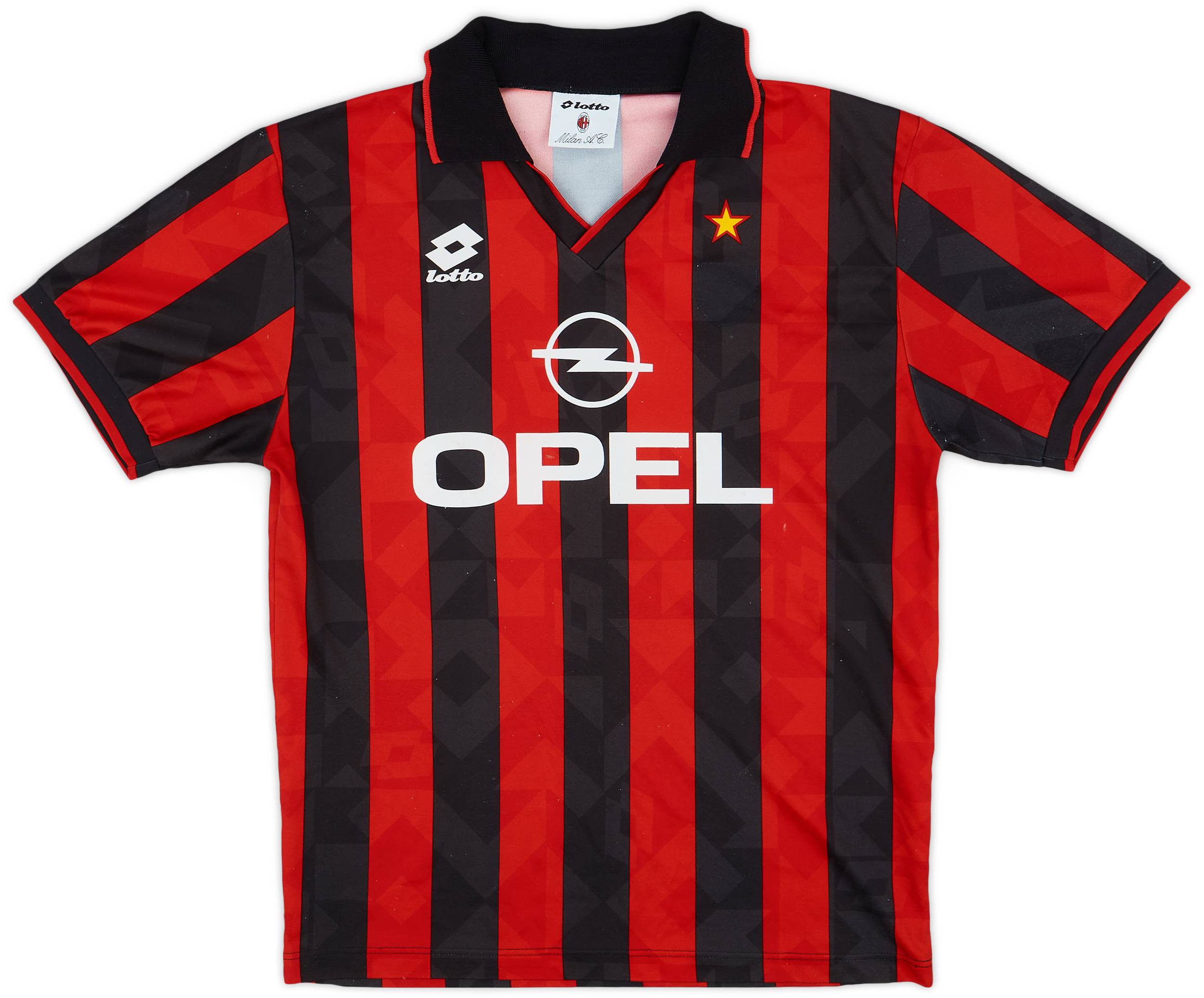 1994-95 AC Milan Home Shirt - 7/10 - (L)