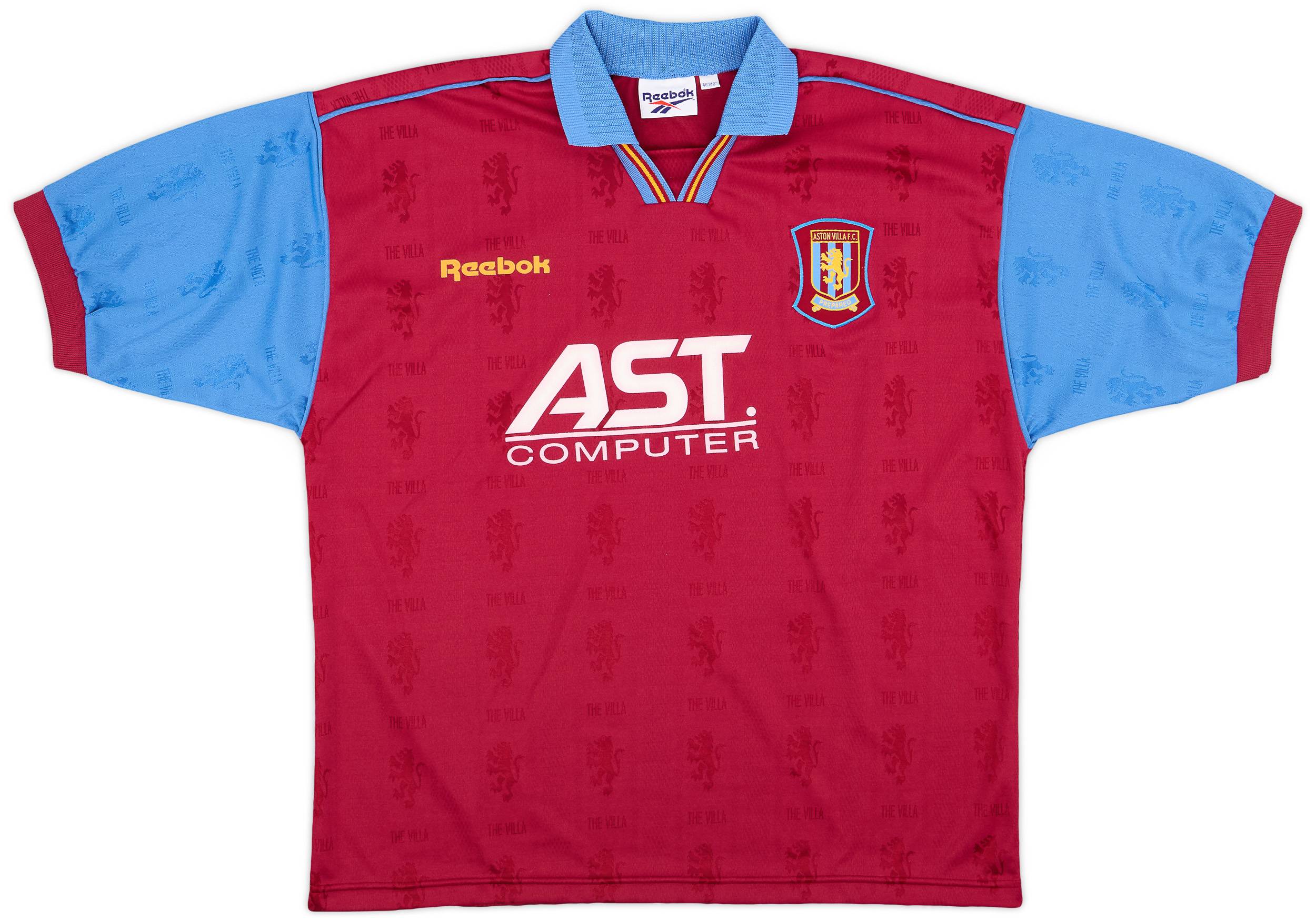 1995-97 Aston Villa Home Shirt - 10/10 - (XL)