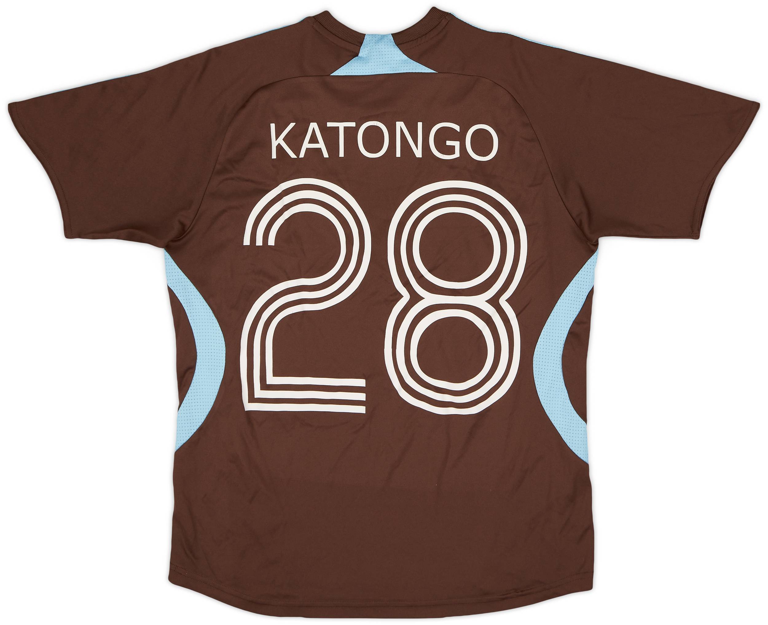 2007-08 Brondby Away Shirt Katongo #28 - 6/10 - (XL.Boys)