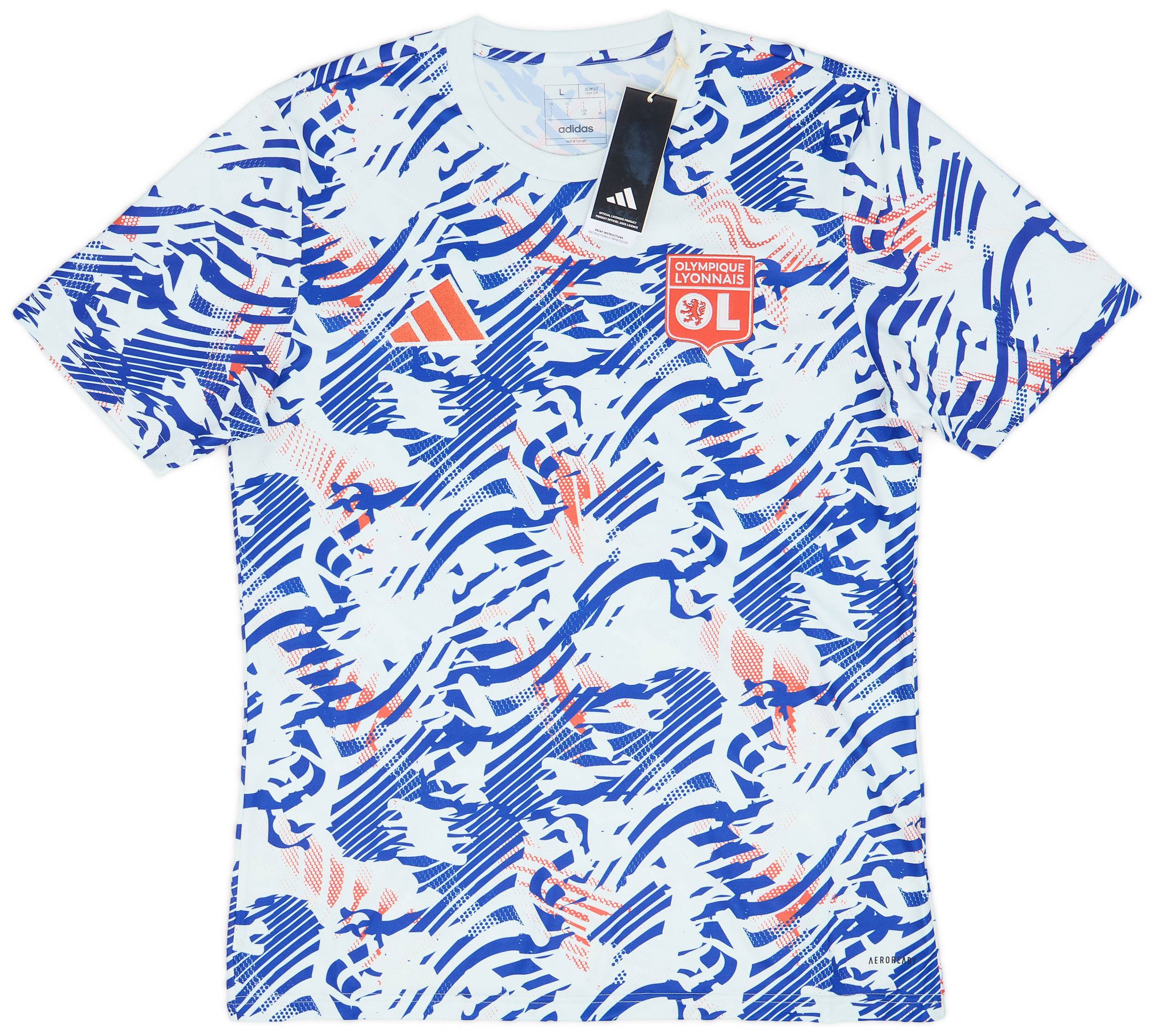 2024-25 Lyon adidas Pre-Match Shirt