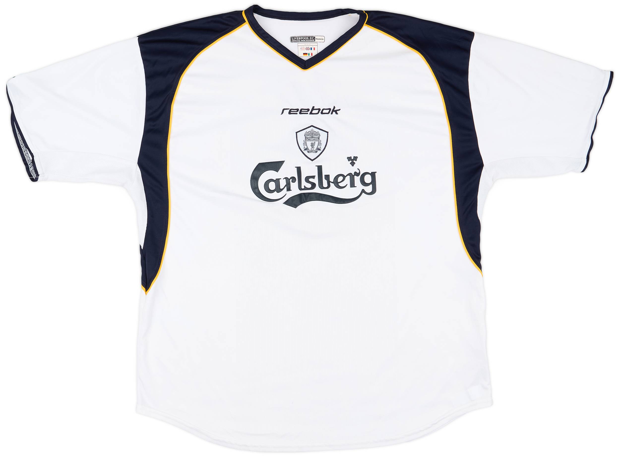 2001-03 Liverpool Away Shirt #6 - 7/10 - (XL)