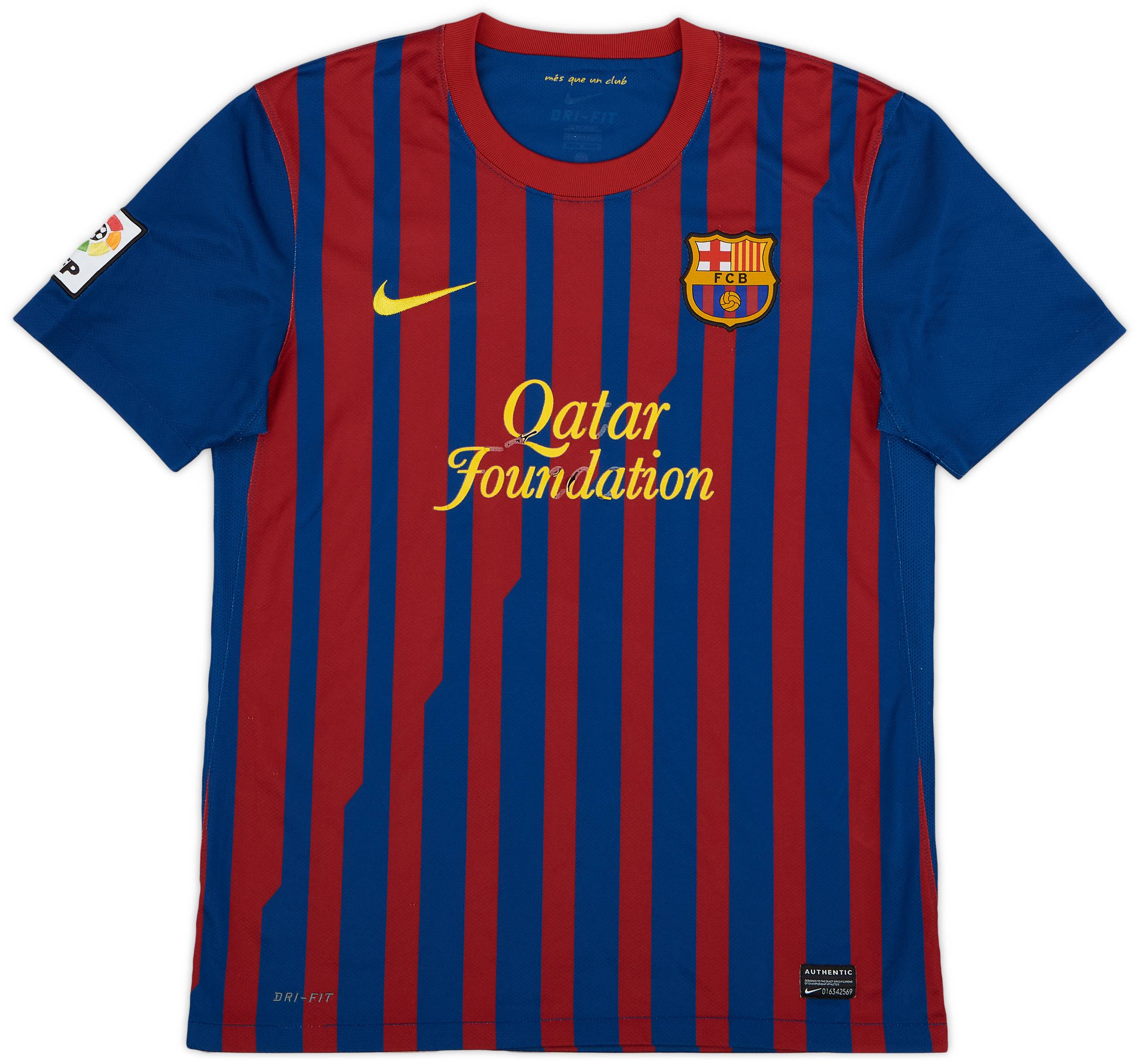 2011-12 Barcelona Home Shirt - 4/10 - (M)