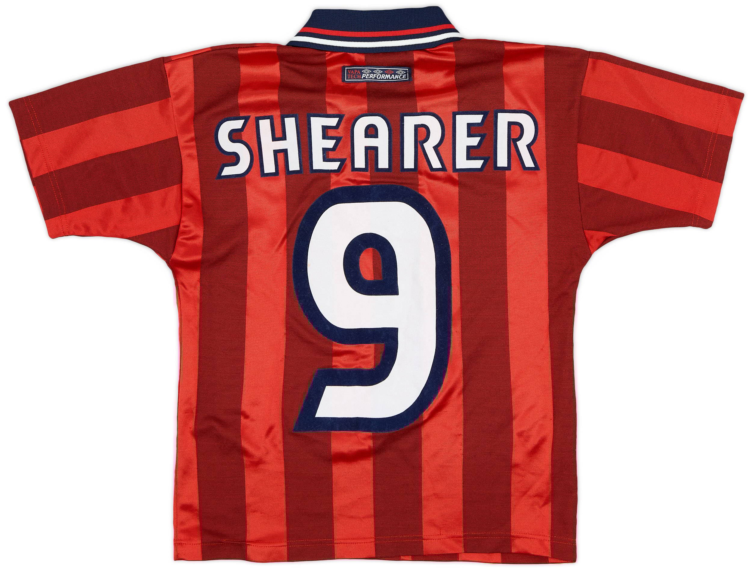 1997-99 England Away Shirt Shearer #9 - 8/10 - (S.Boys)