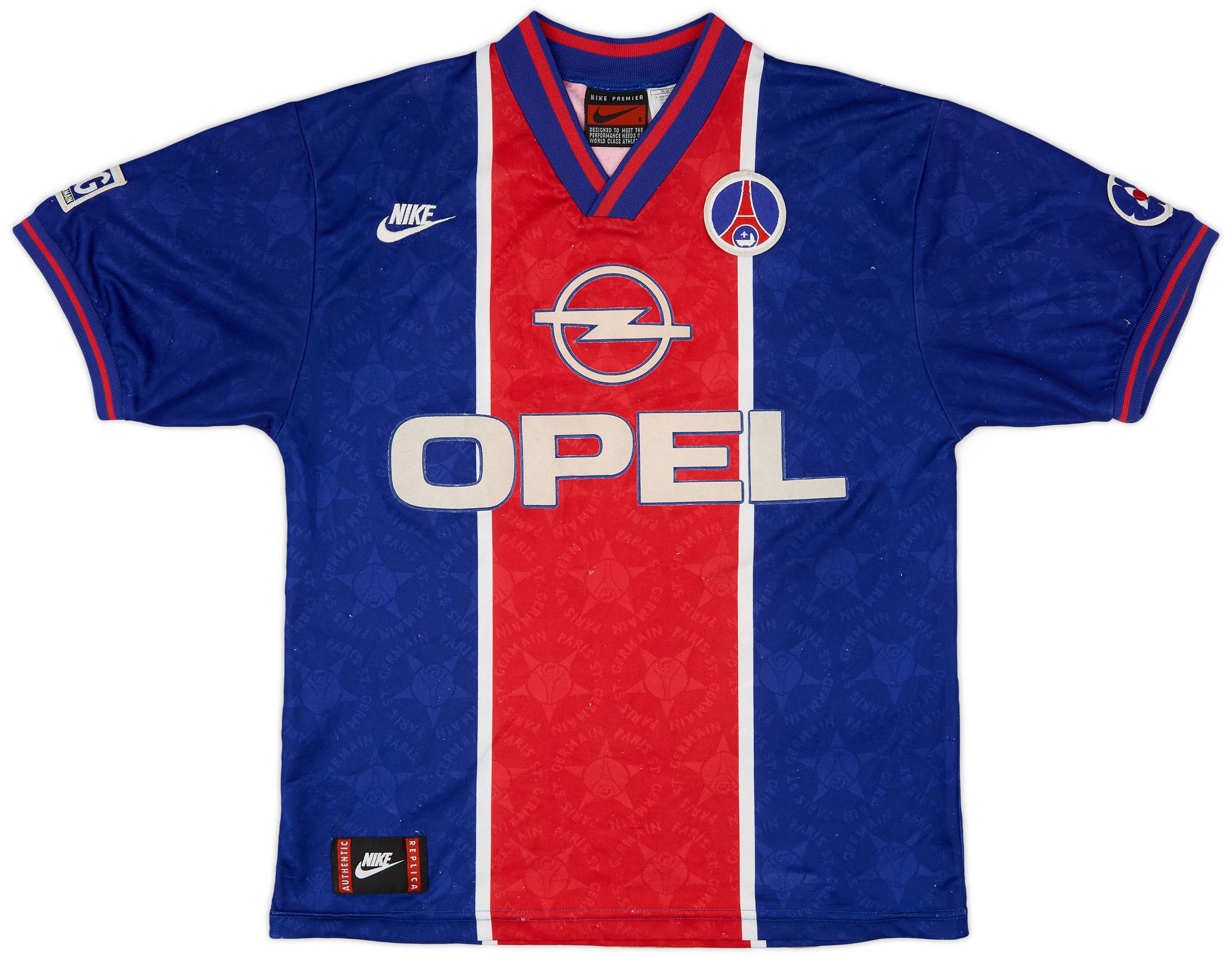 1995-96 Paris Saint-Germain Home Shirt - 6/10 - (S)