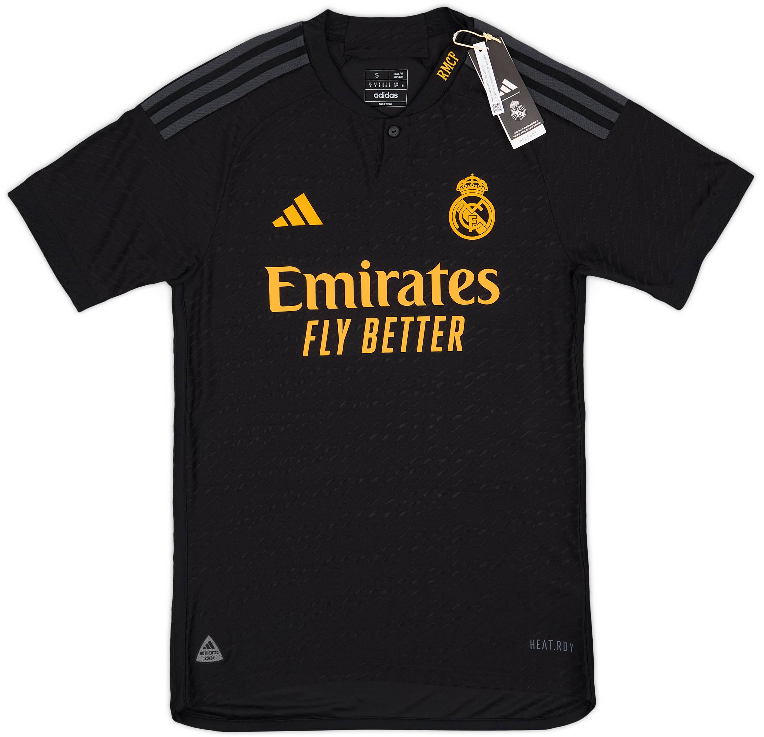 2023-24 Real Madrid Authentic Third Shirt Valverde #15 (S)