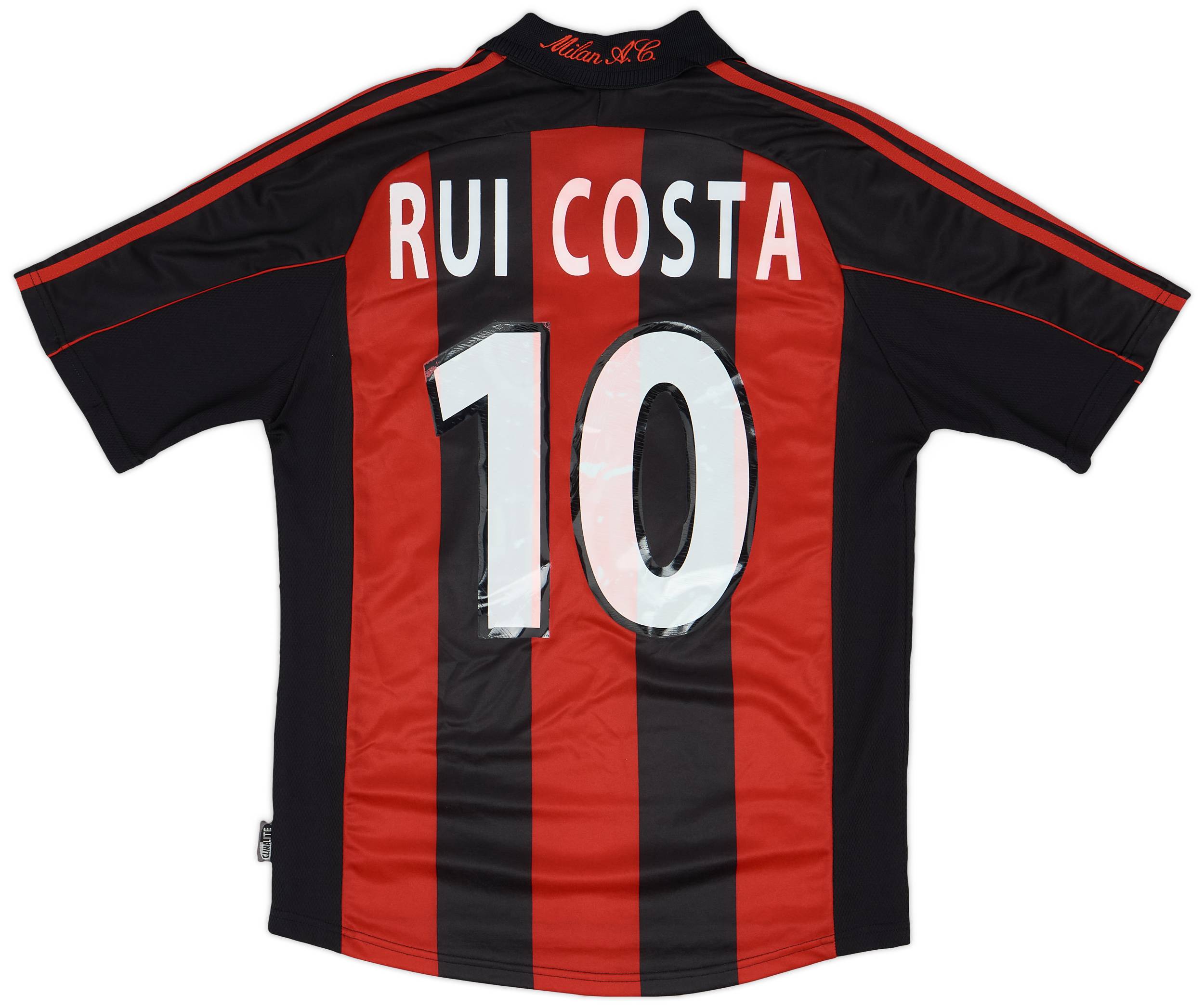 2000-02 AC Milan Home Shirt Rui Costa #10 - 5/10 - (M)