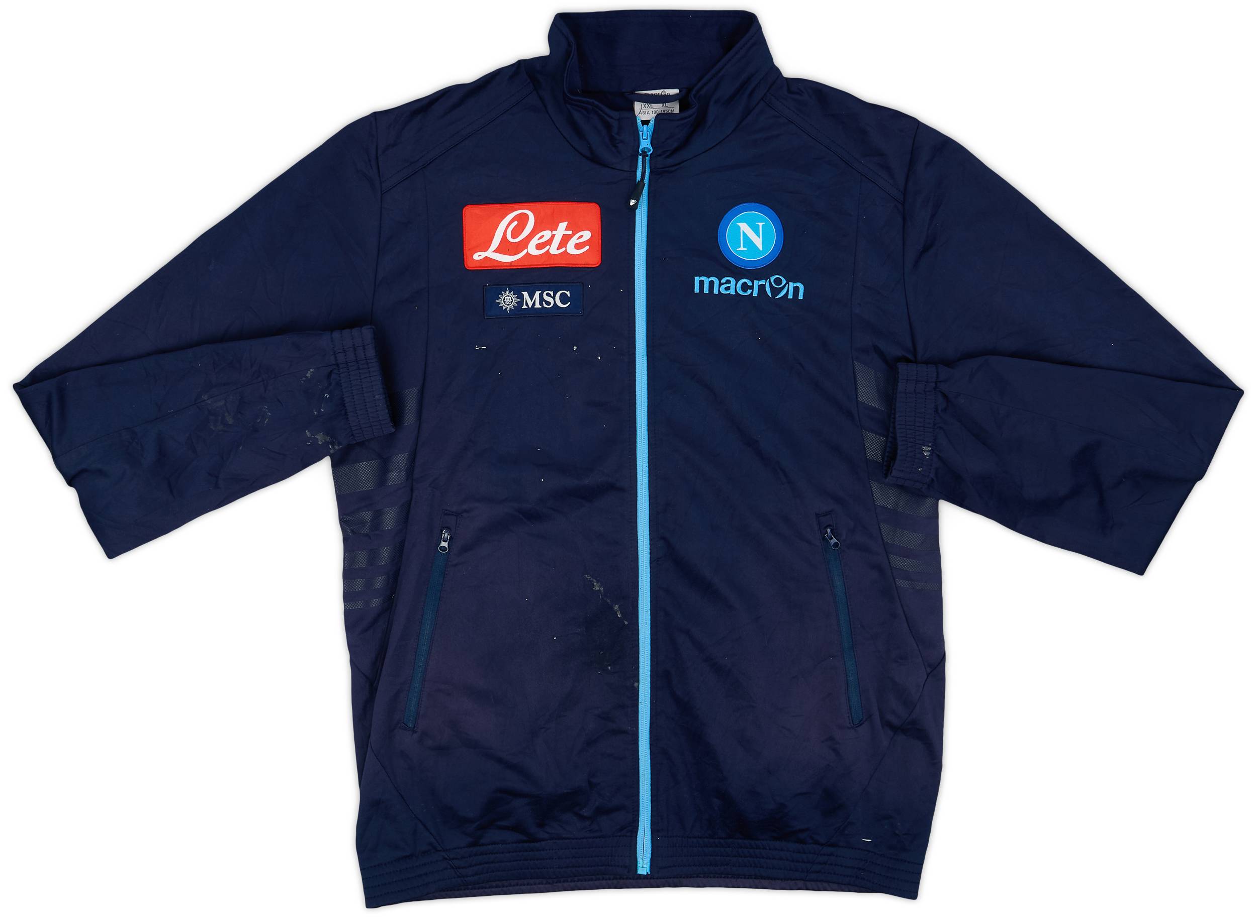 2012-13 Napoli Macron Track Jacket - 4/10 - (XXL)