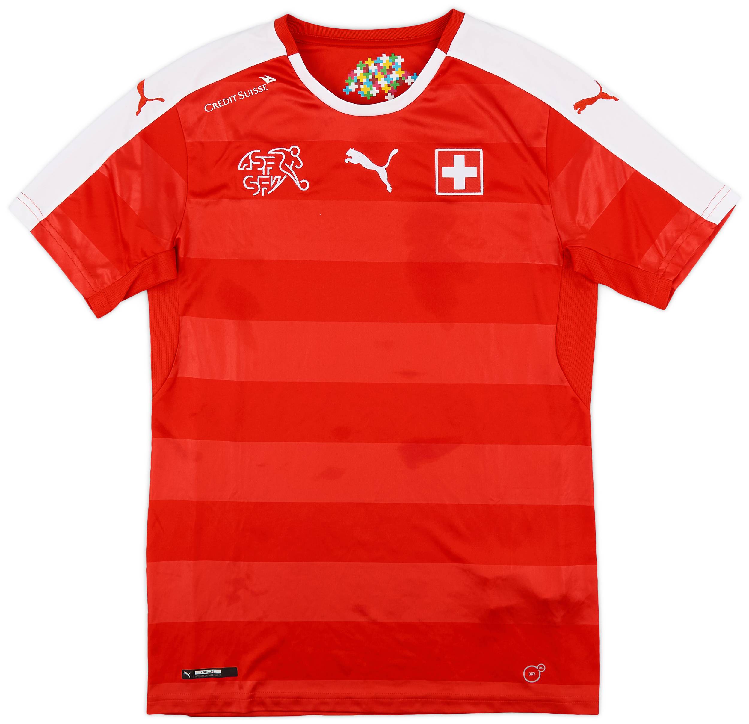2016-17 Switzerland Home Shirt - 7/10 - (S)