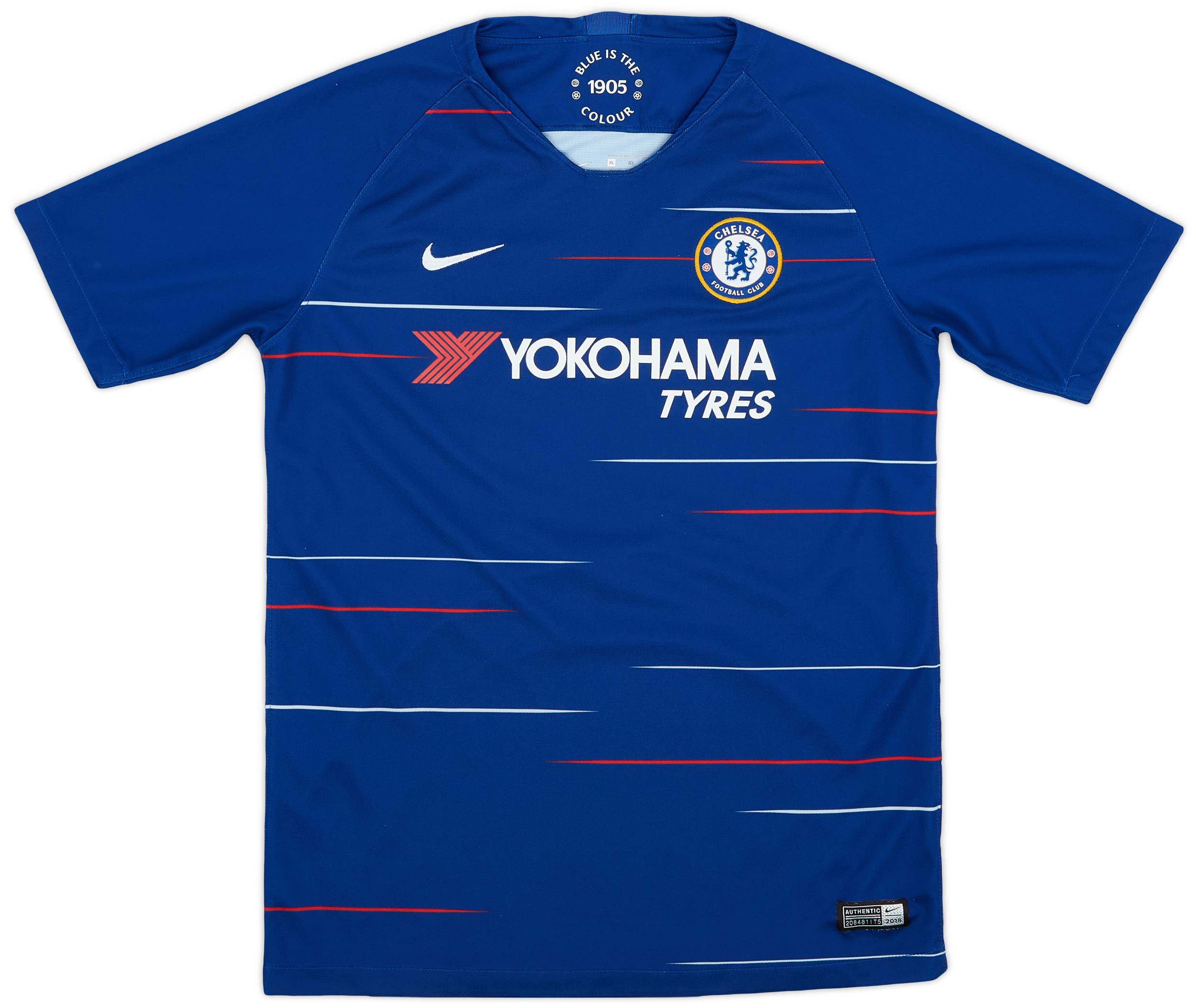 2018-19 Chelsea Home Shirt - 9/10 - (XL.Boys)