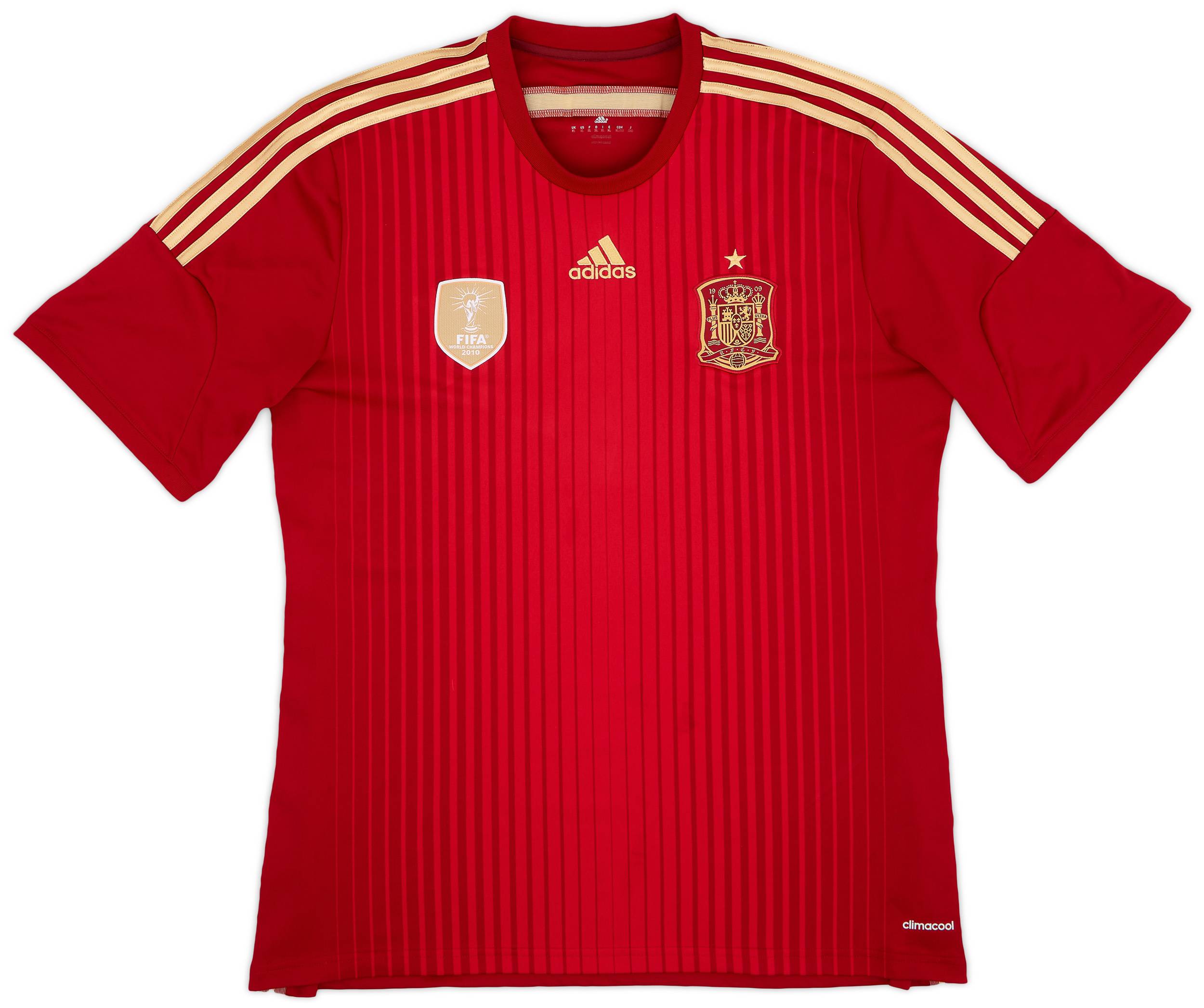 2013-15 Spain Home Shirt - 9/10 - (XL)