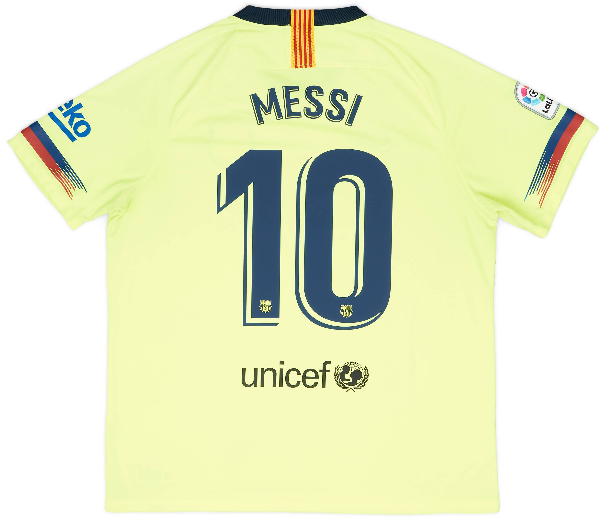 2018-19 Barcelona Away Shirt Messi #10 - 8/10 - (XL)